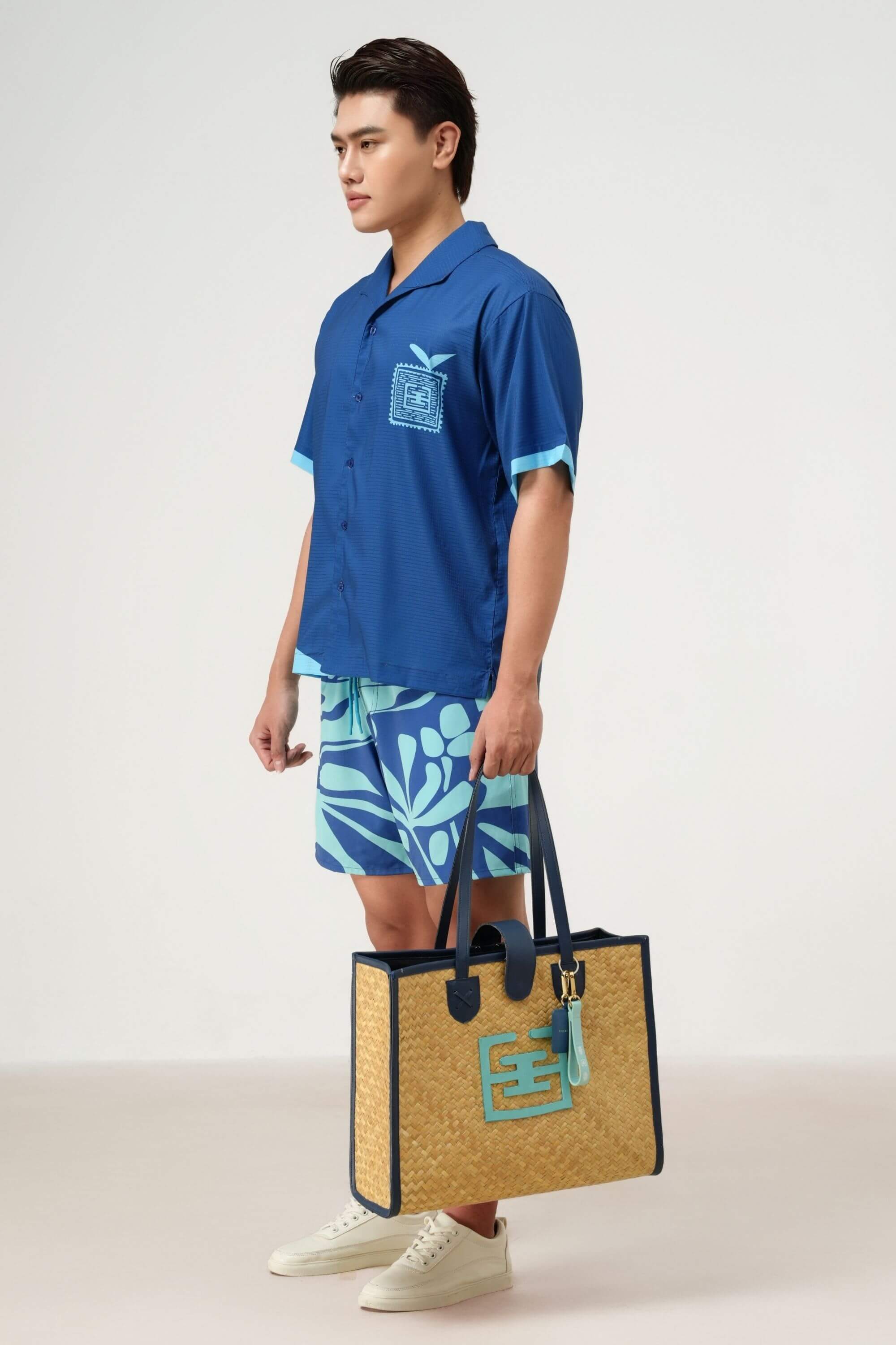 Blue Stamp Resort Shirt