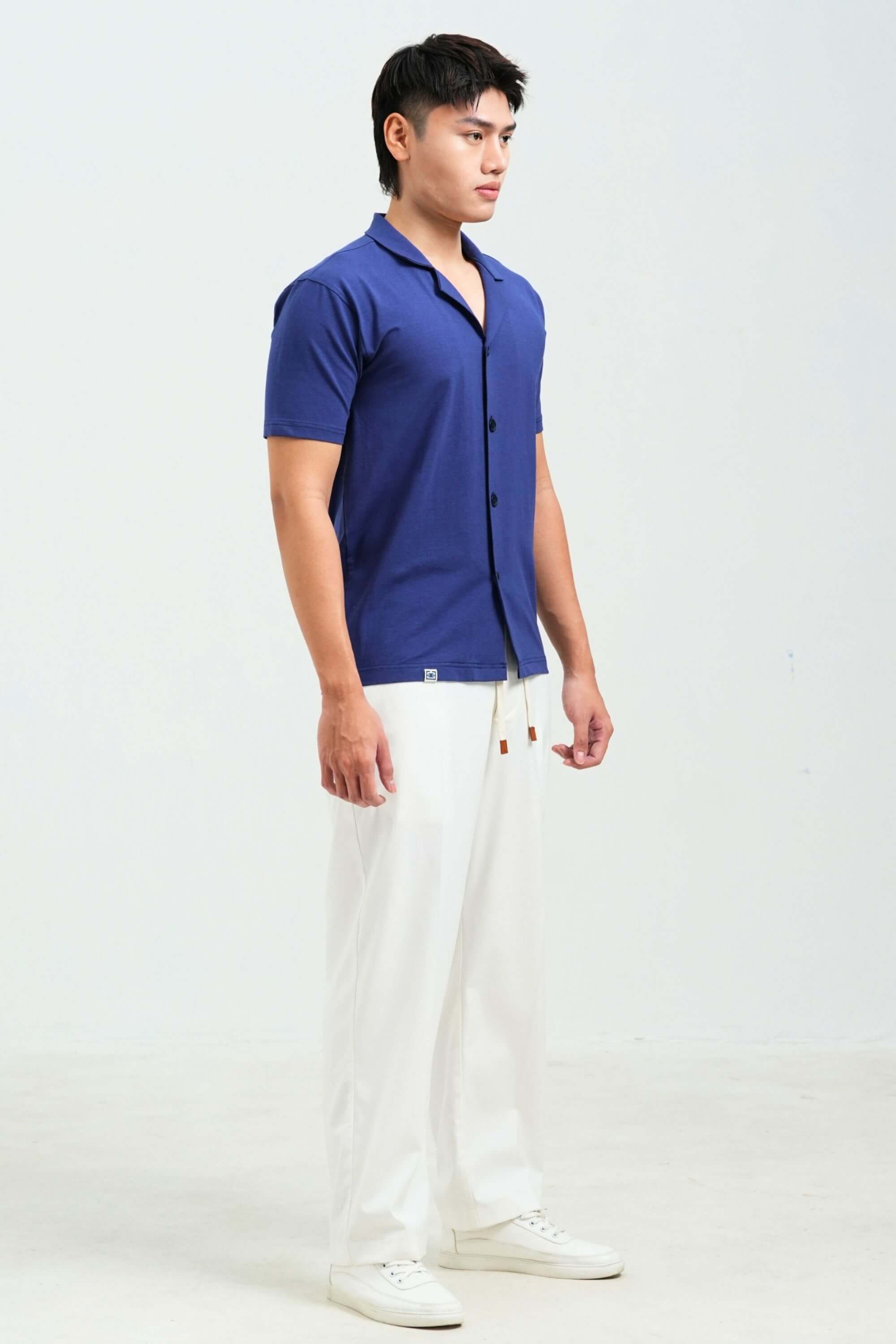 Chemise cubaine en bambou et coton