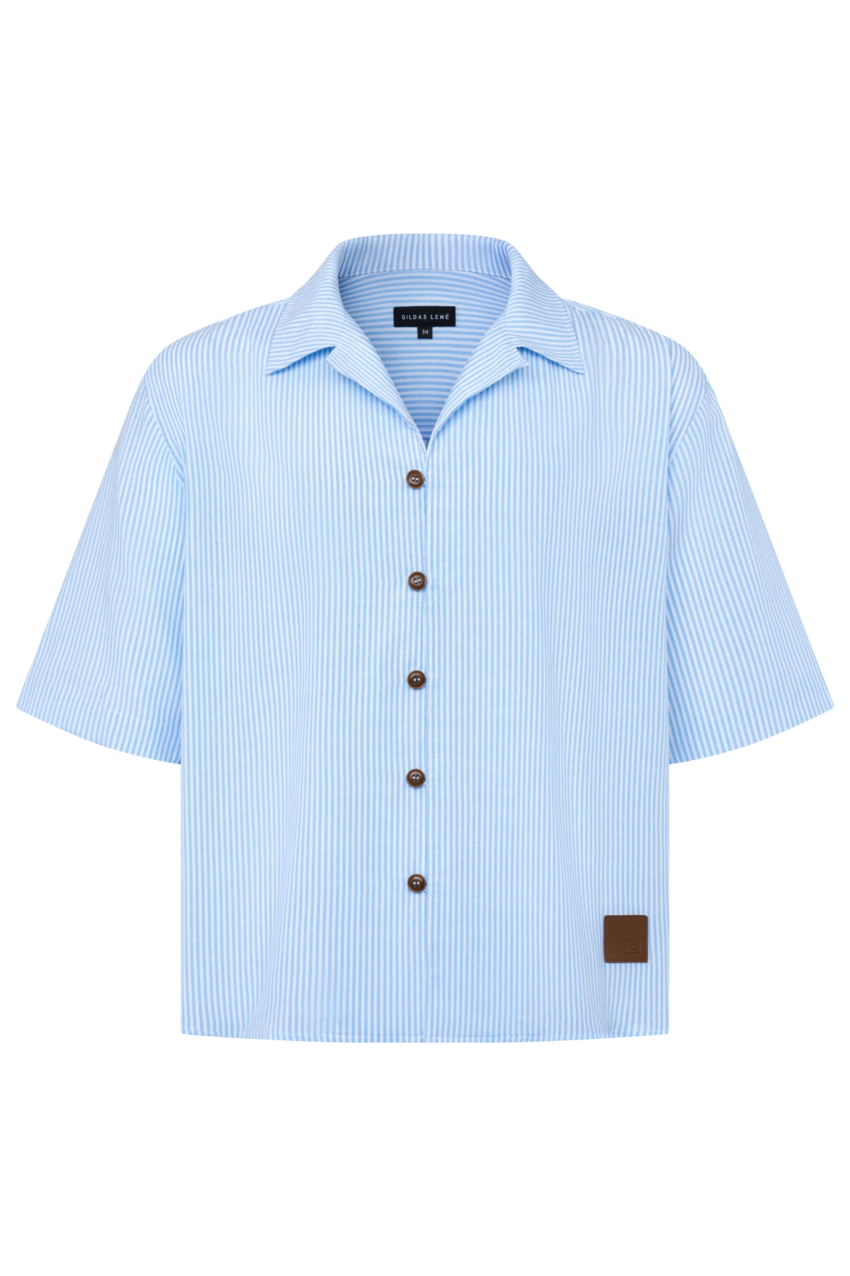 Farniente Blue Striped Set - Shirt