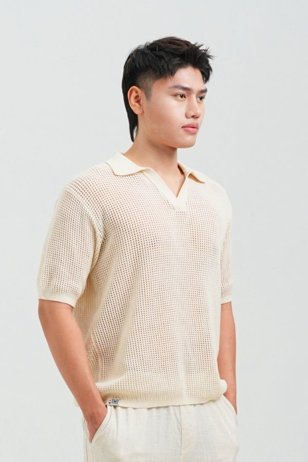 KNIT POLO SHIRT