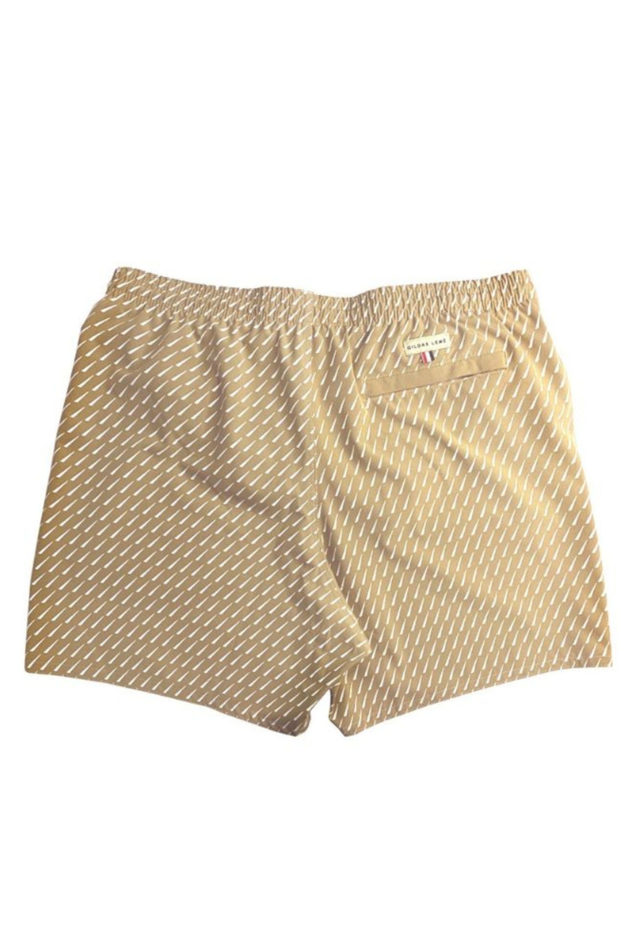accent swim short beige back view #color_beige