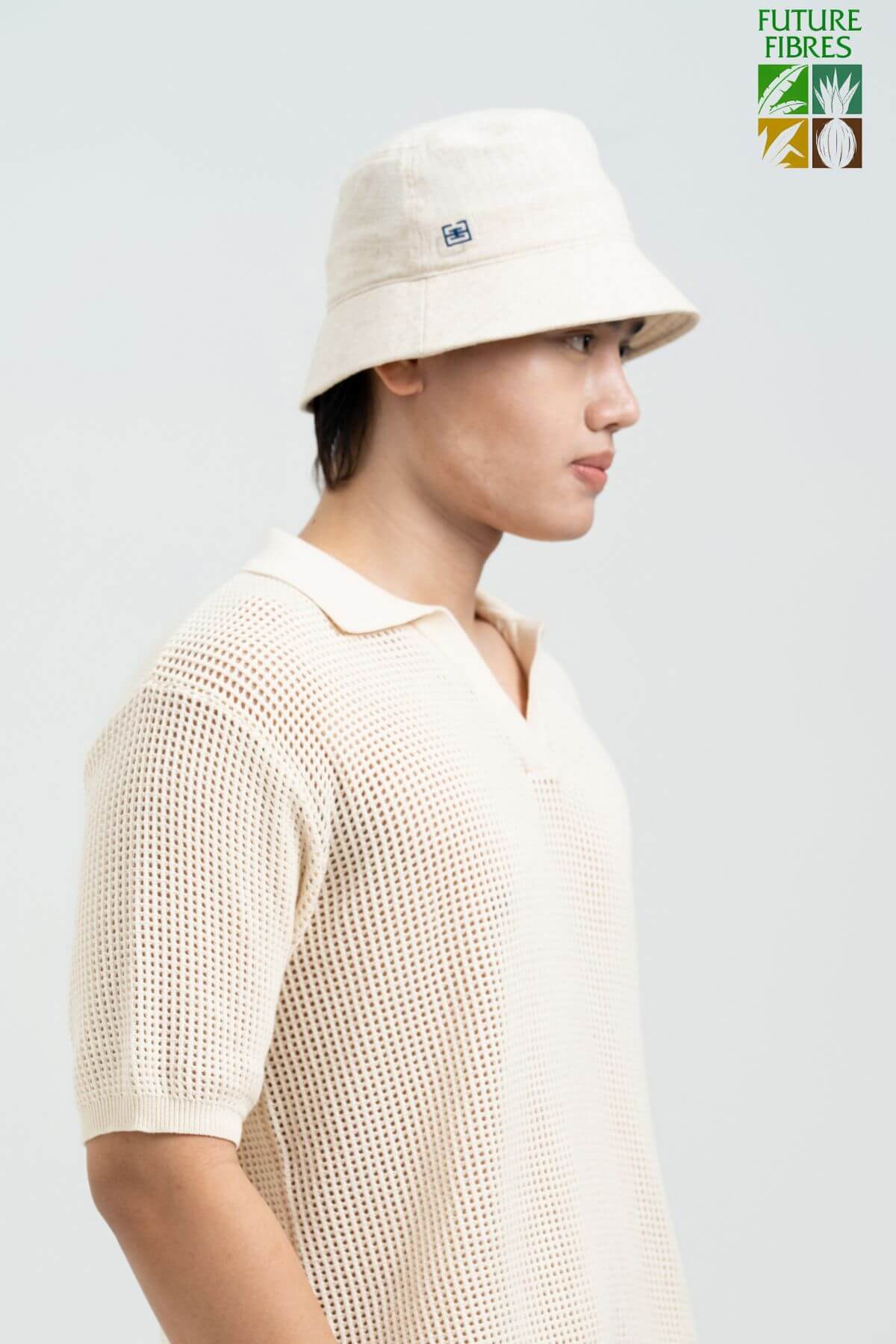 Breathable men’s linen bucket hat