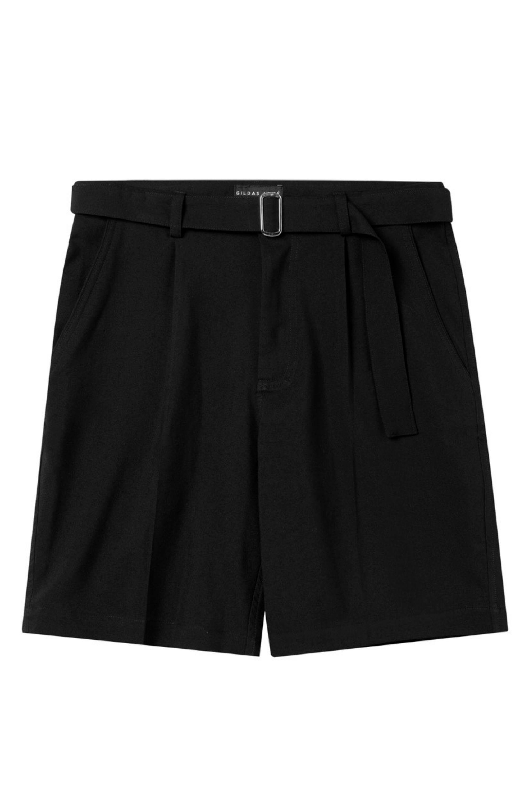 classic chino bermuda short black #color_black