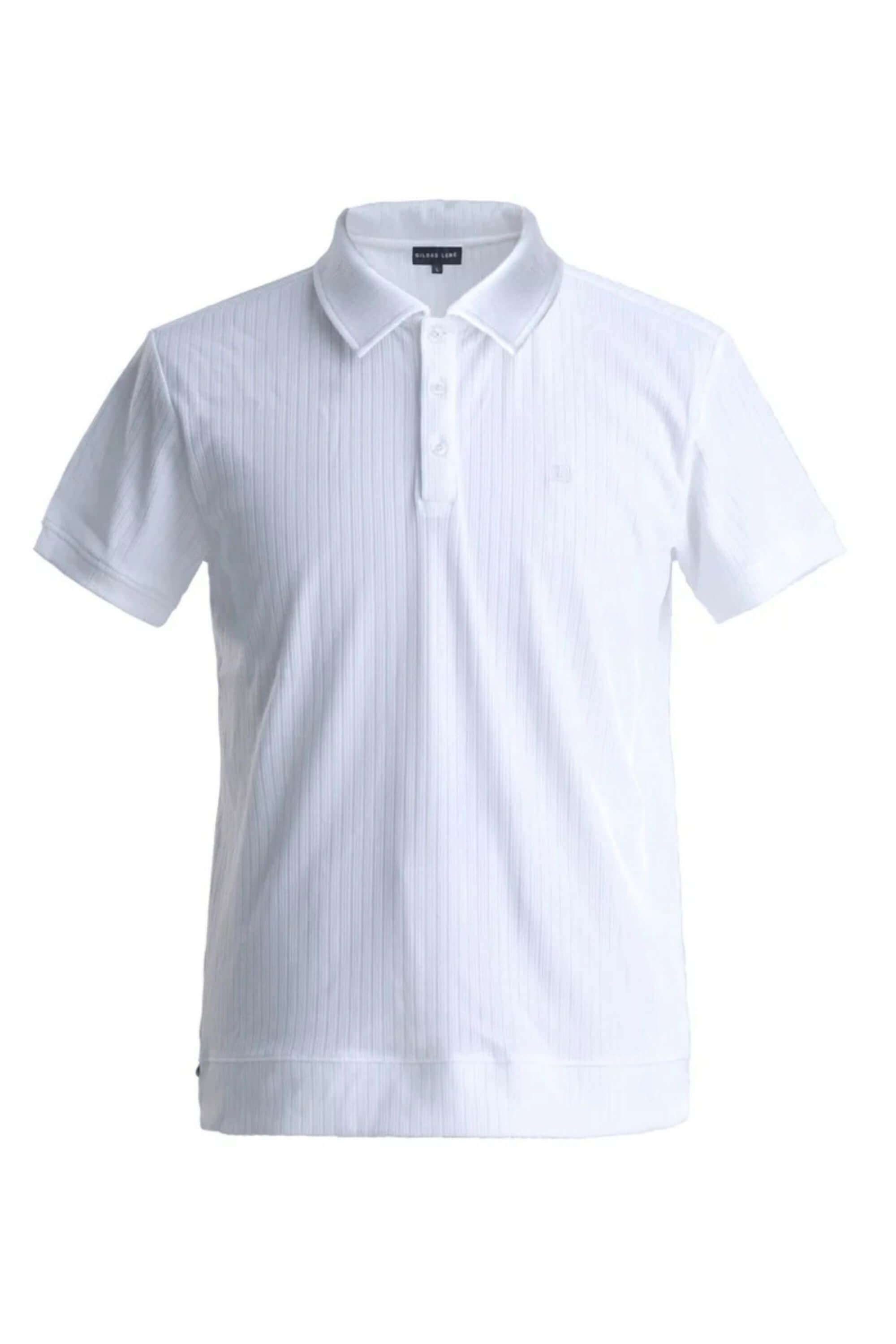gassin polo shirt white front view #color_white