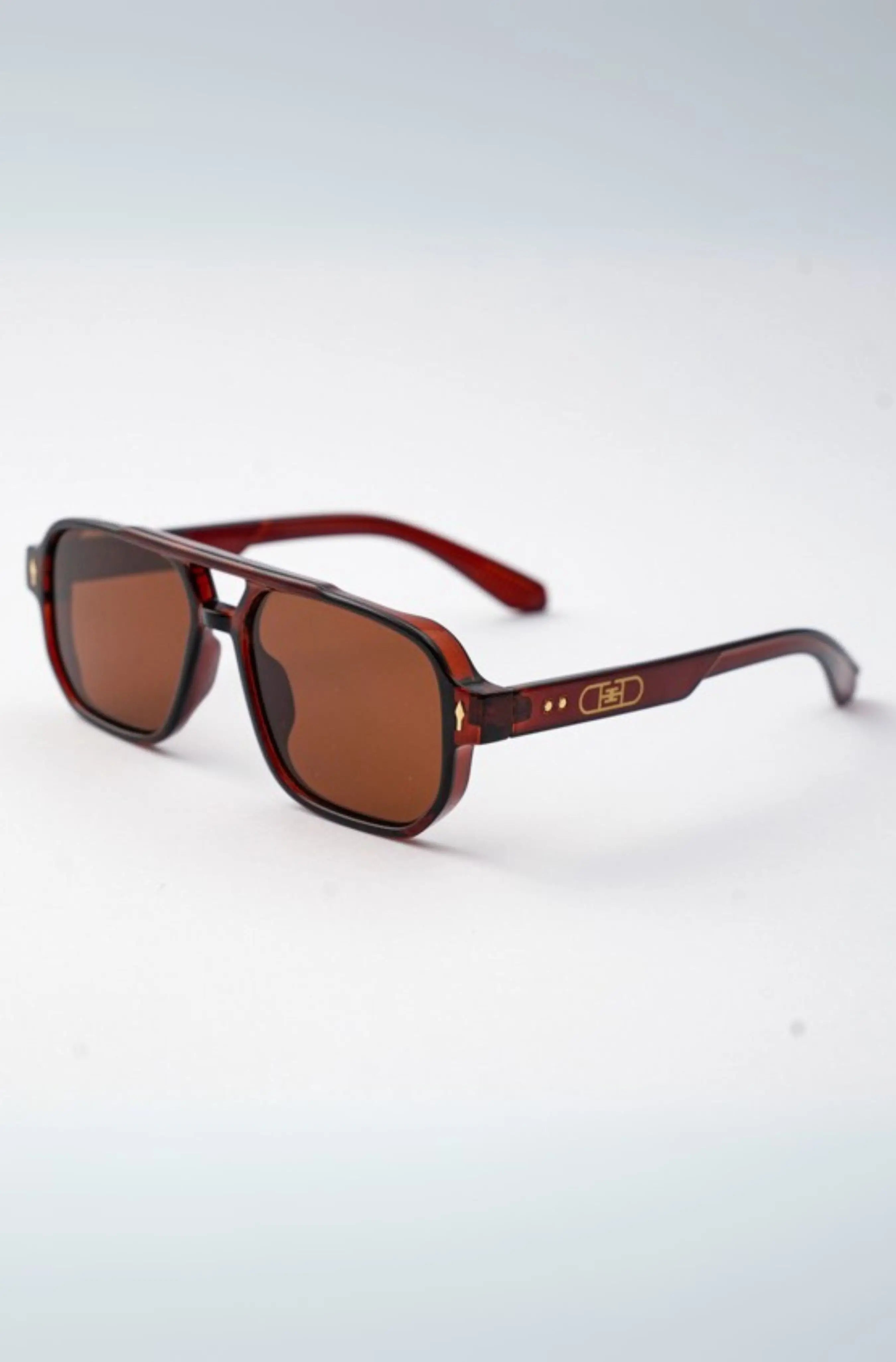 gildas leme acetate glasses brown side angle #color_brown