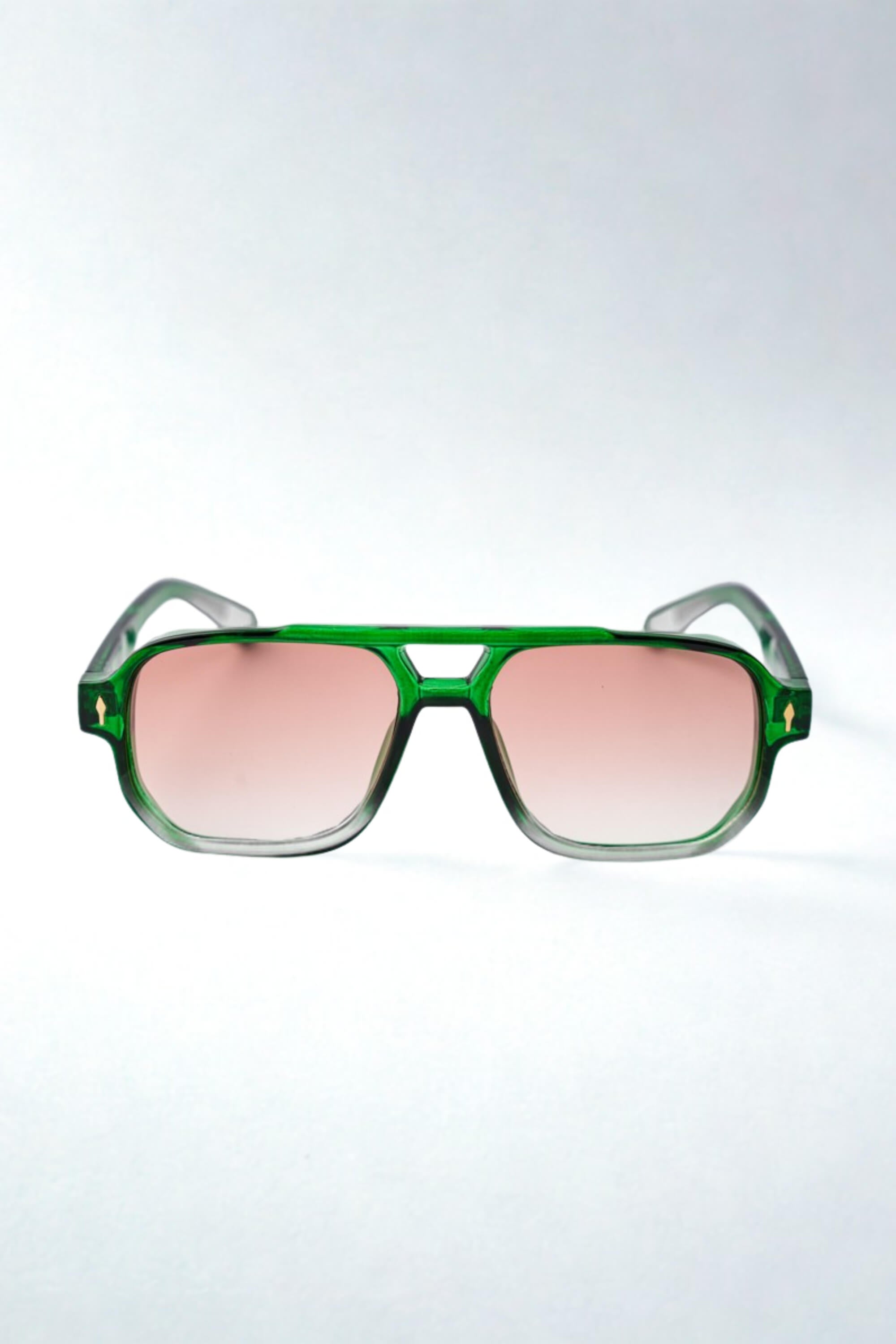 gildas leme acetate sunglasses olive green view #color_olive green