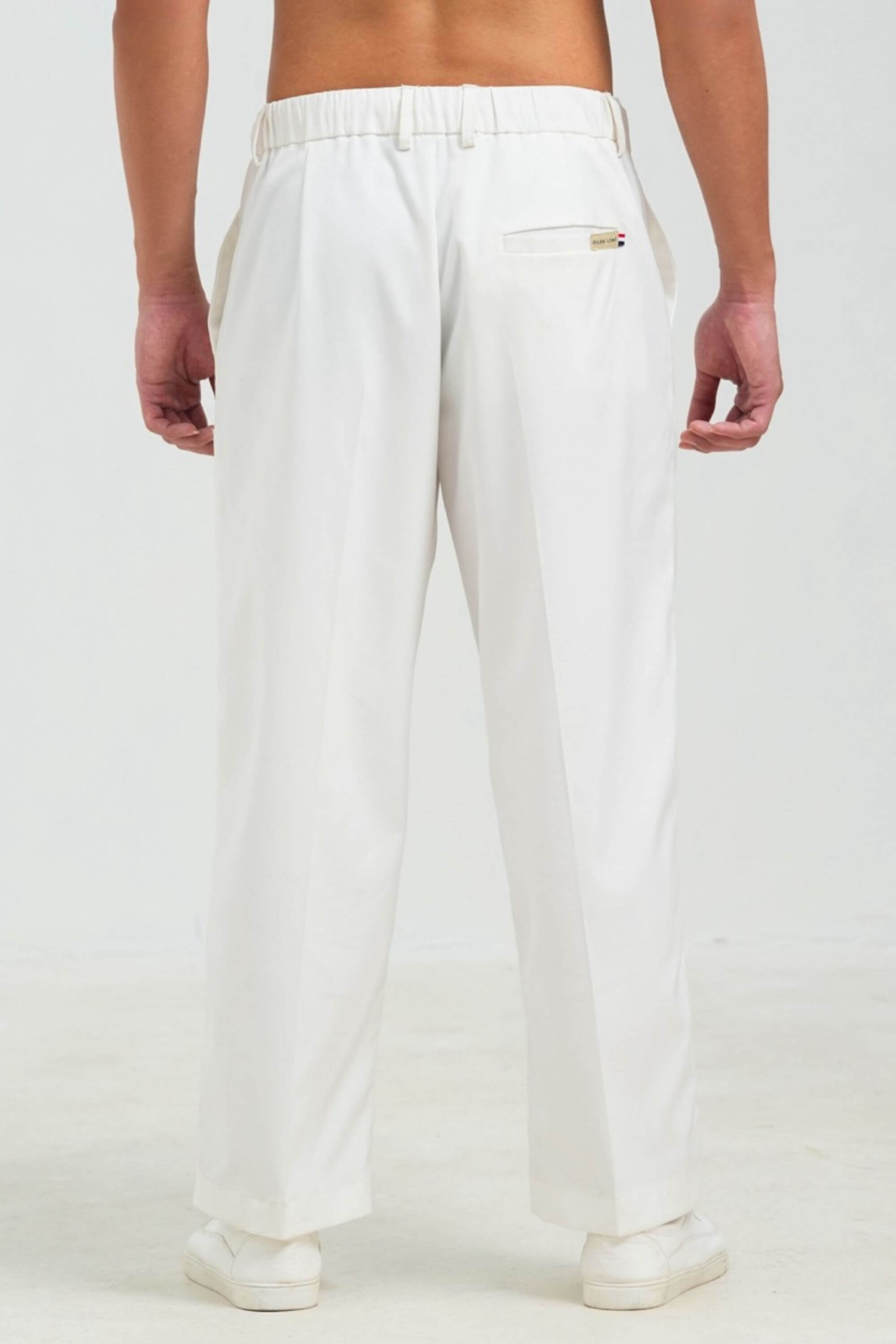 liseron blanc pant white back view
