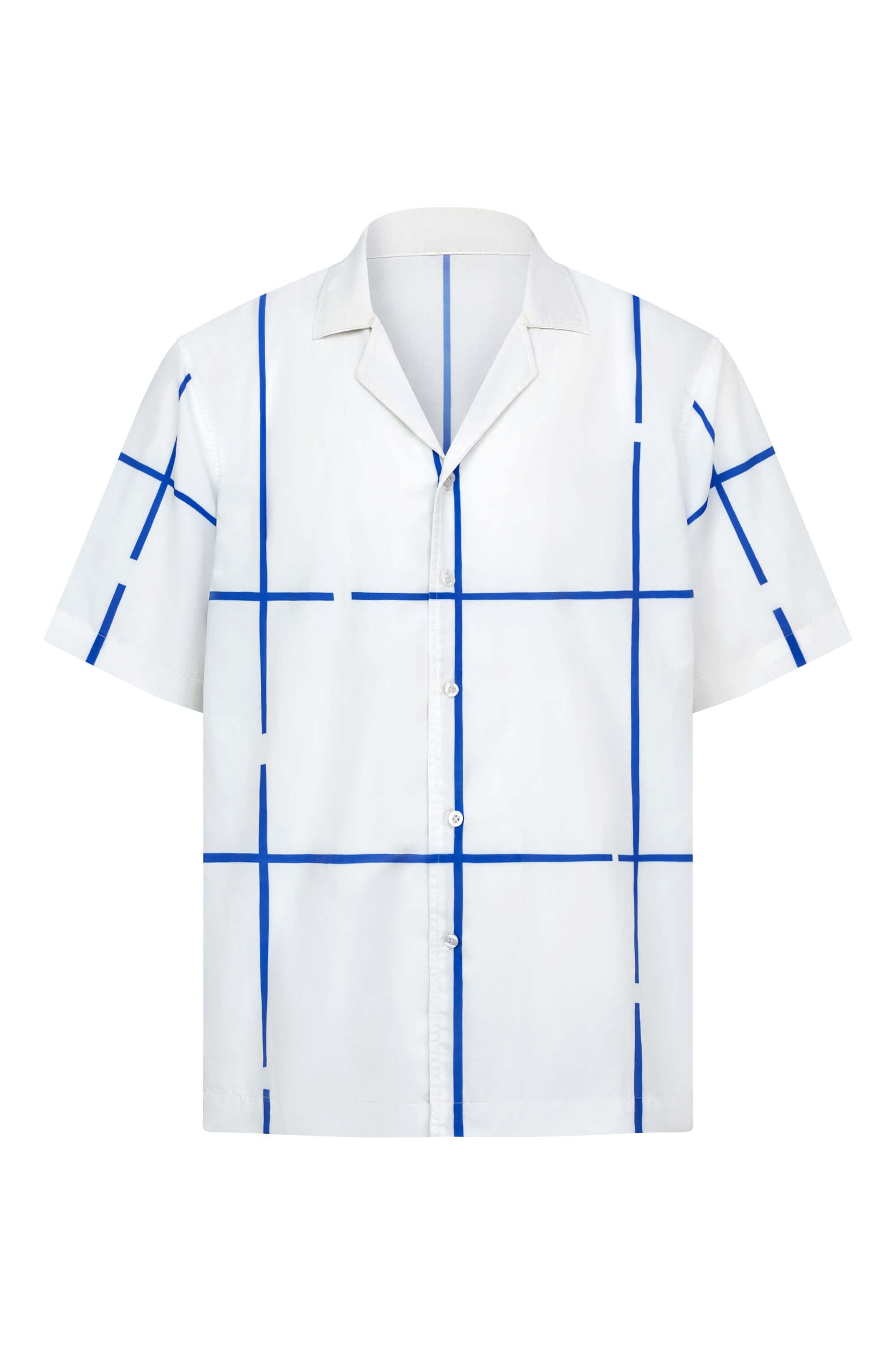 Midnight Bath Resort Striped Shirt - front view