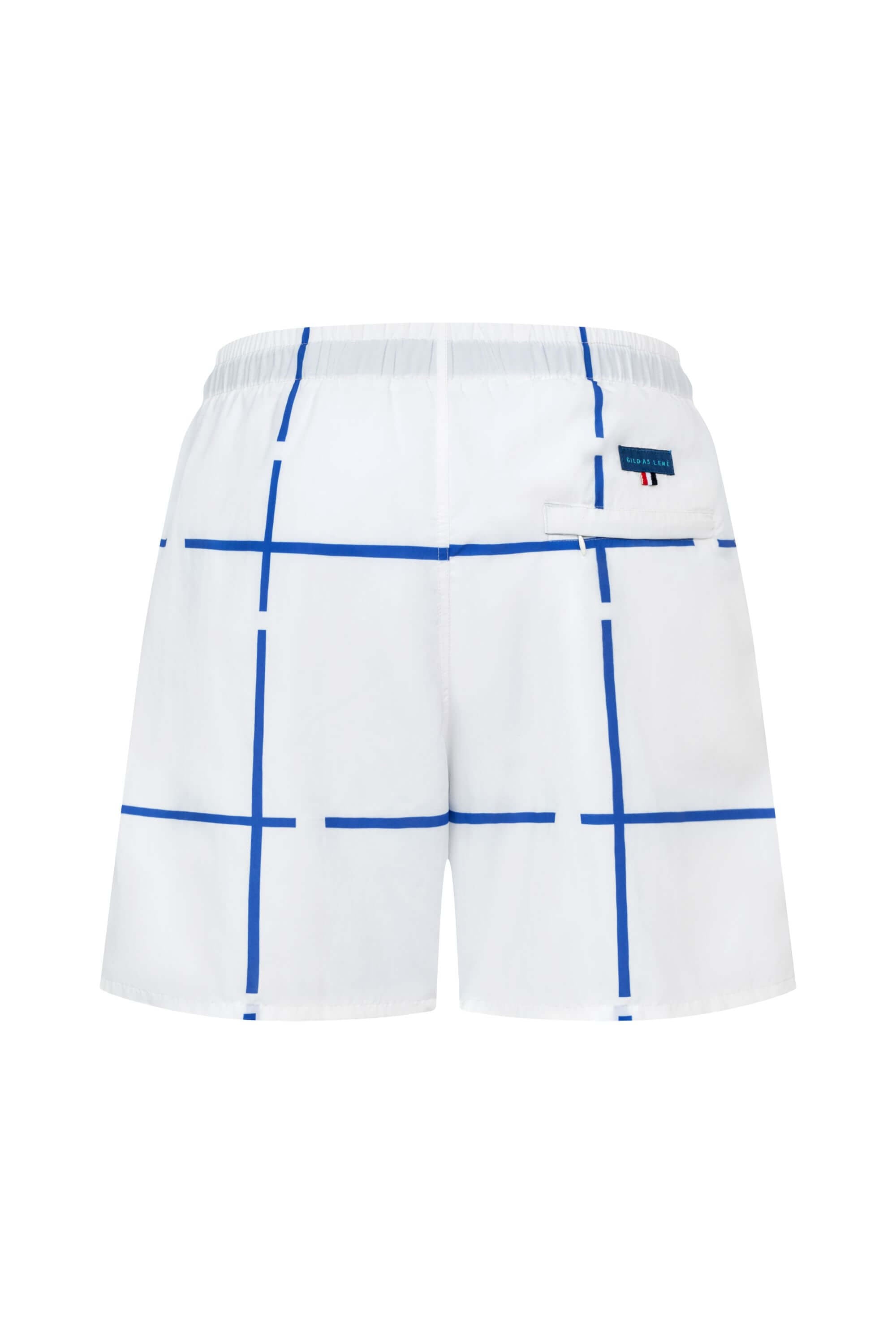 Midnight Bath Resort Striped Short - Back View