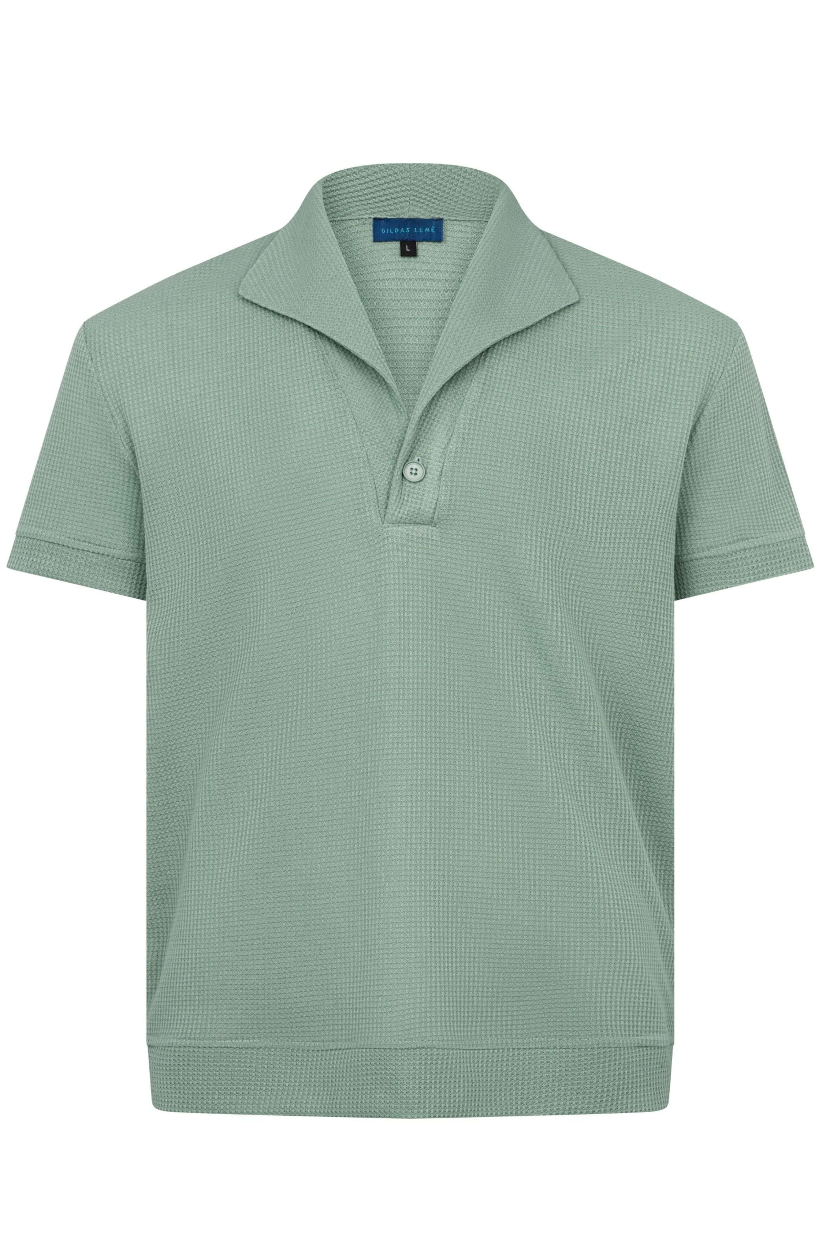 Palma men’s polo shirt in mint green