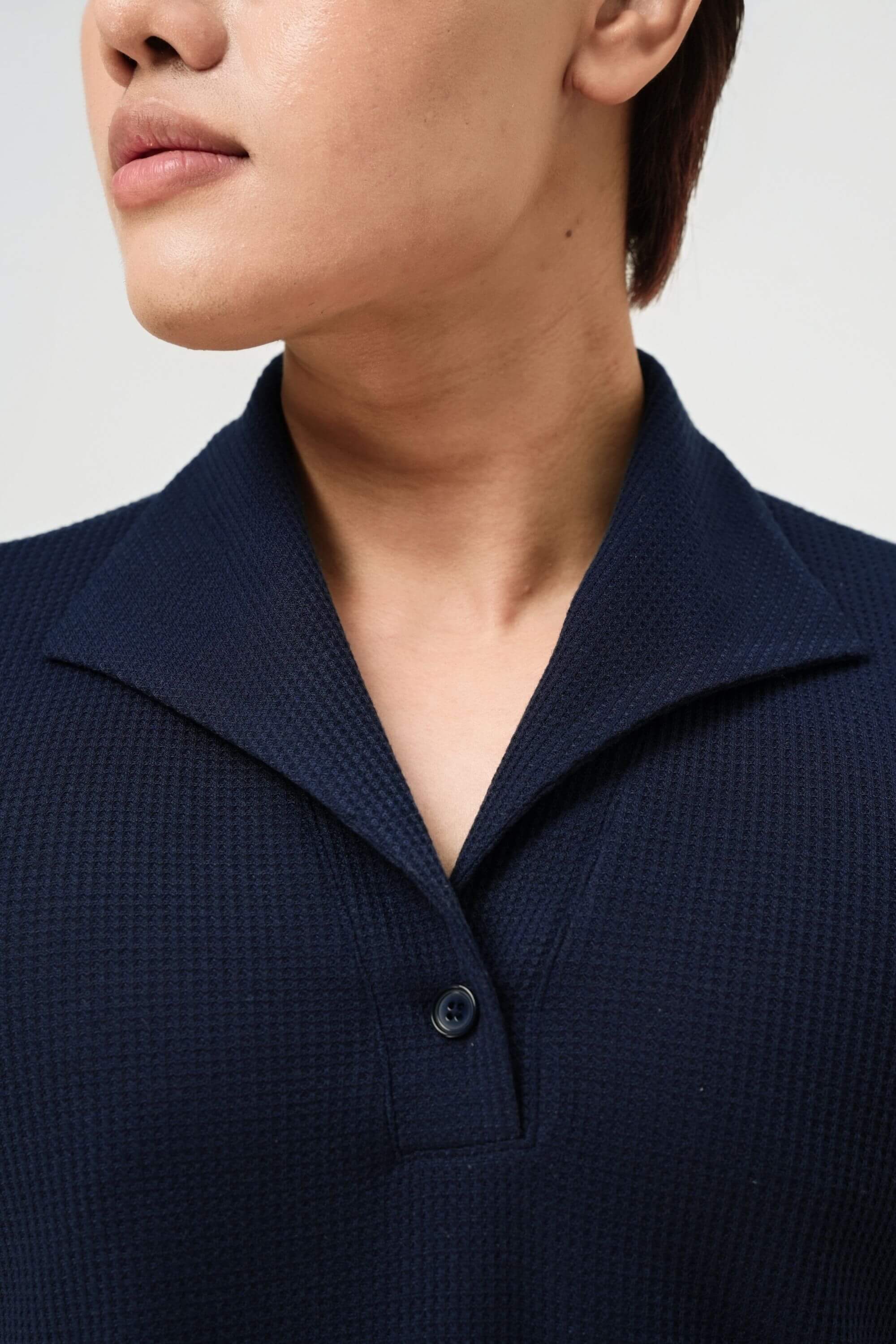 palma polo shirt navy collar view #color_navy