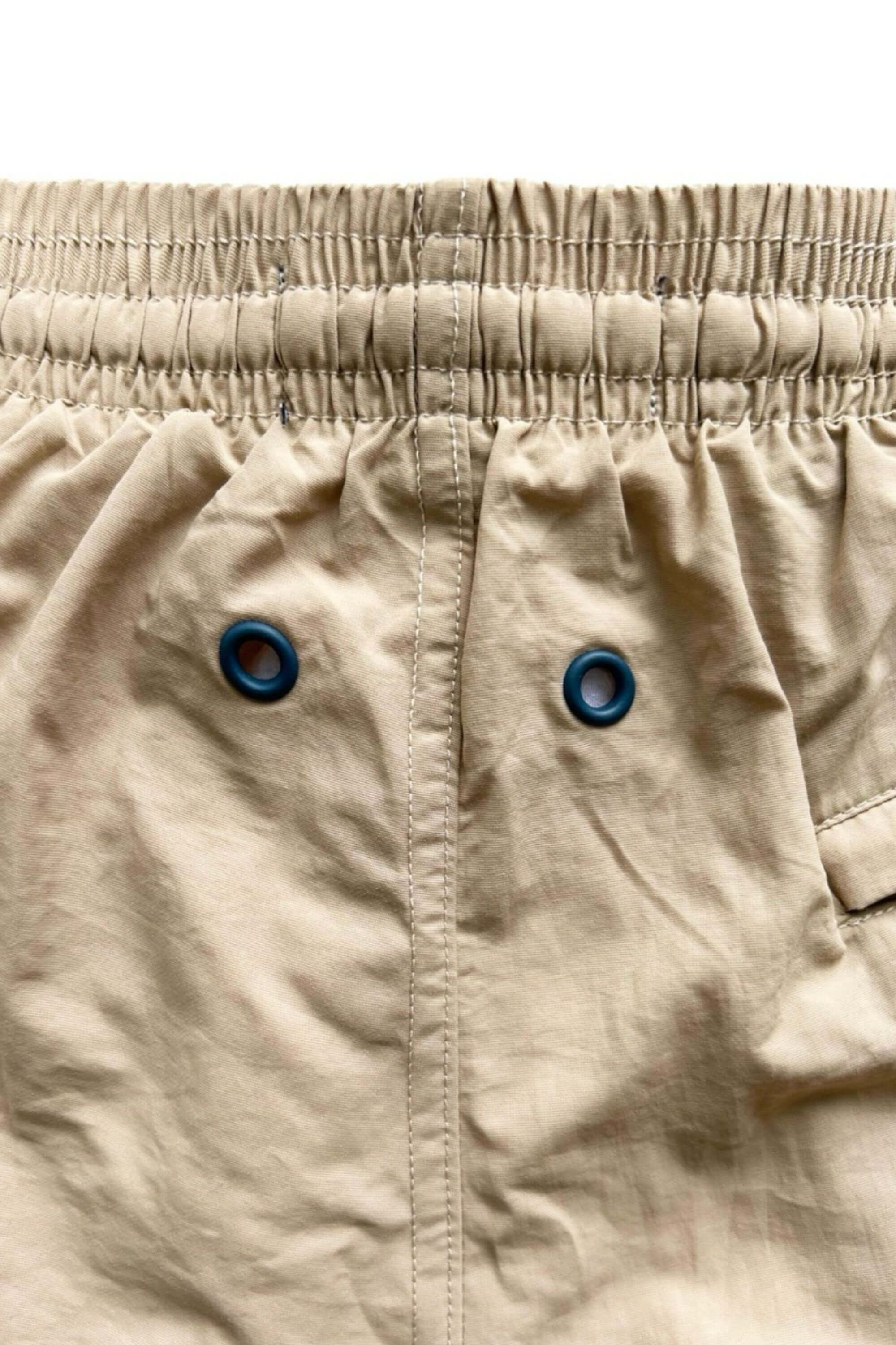 rhuys swim short beige patterned view #color_beige