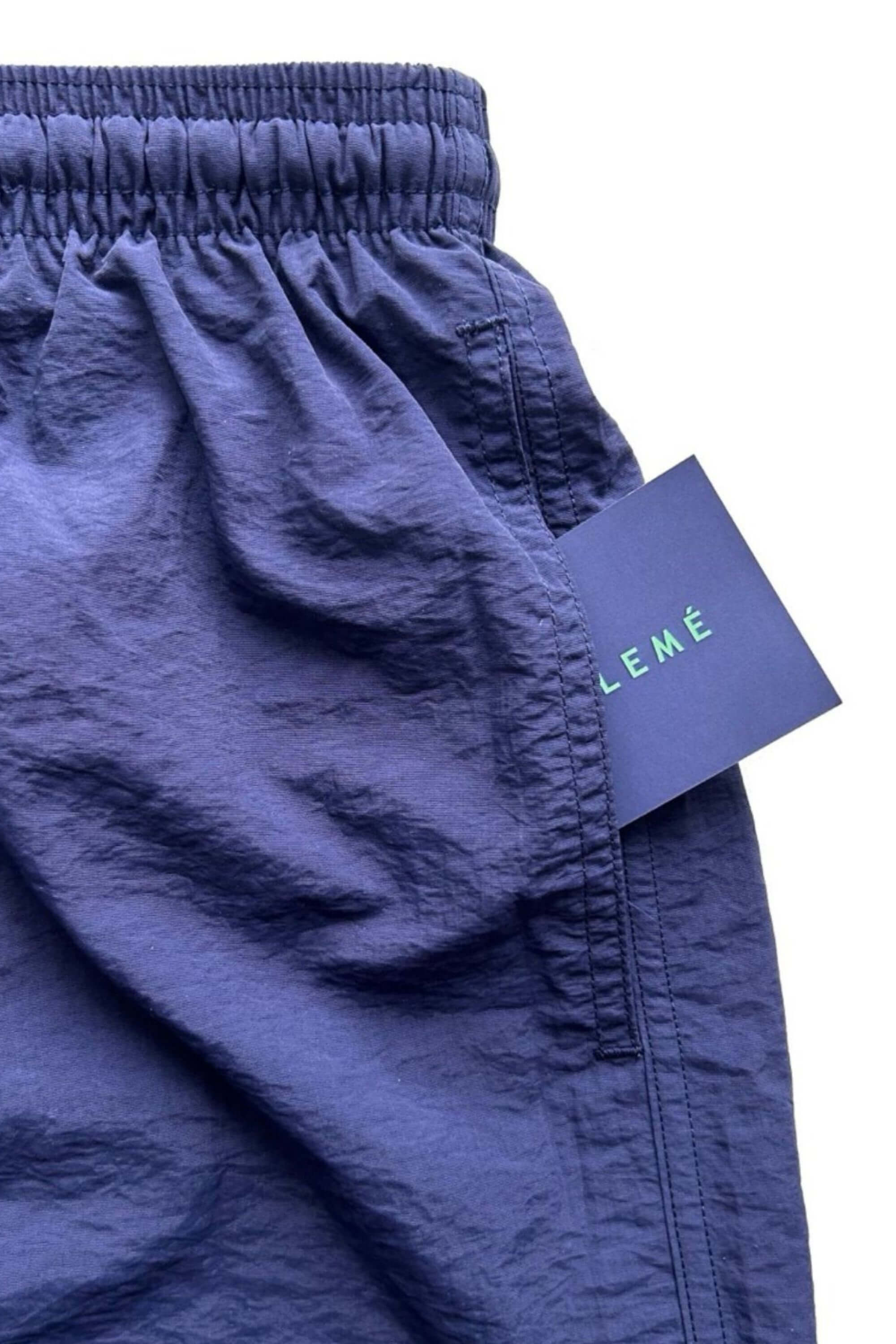 rhuys swim short navy front pocket view #color_navy