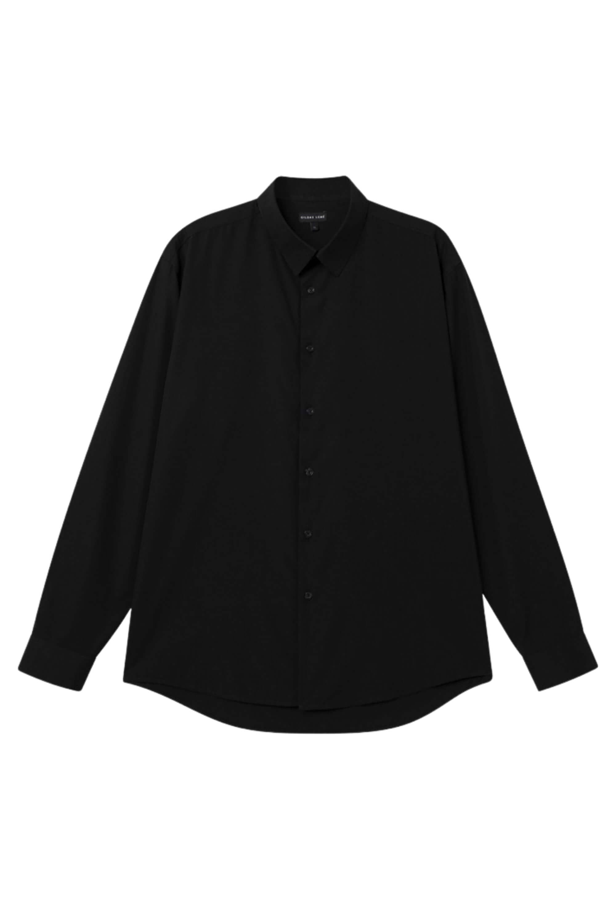 riviera bamboo shirt black #color_black