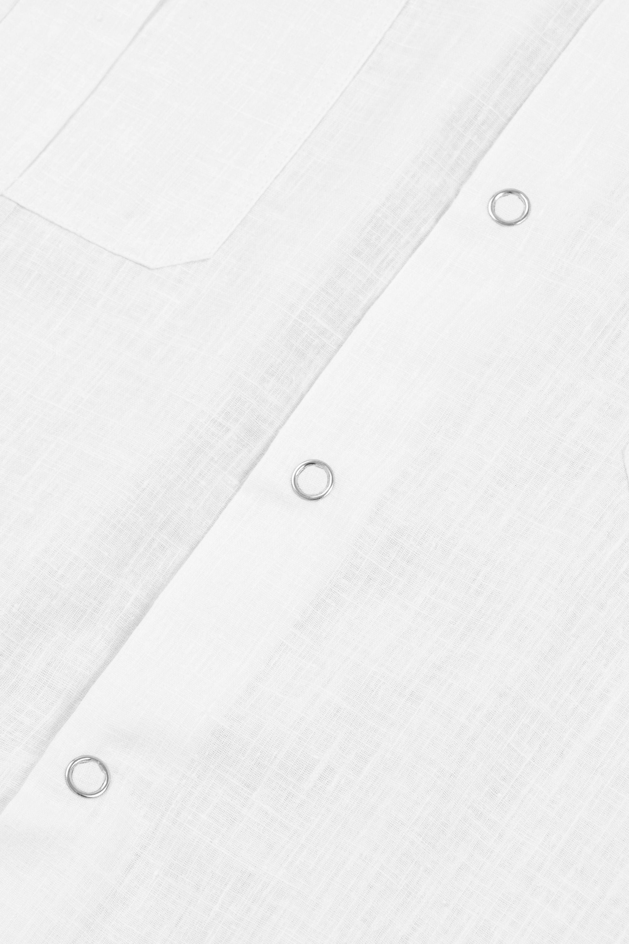 Chemise en lin safari
