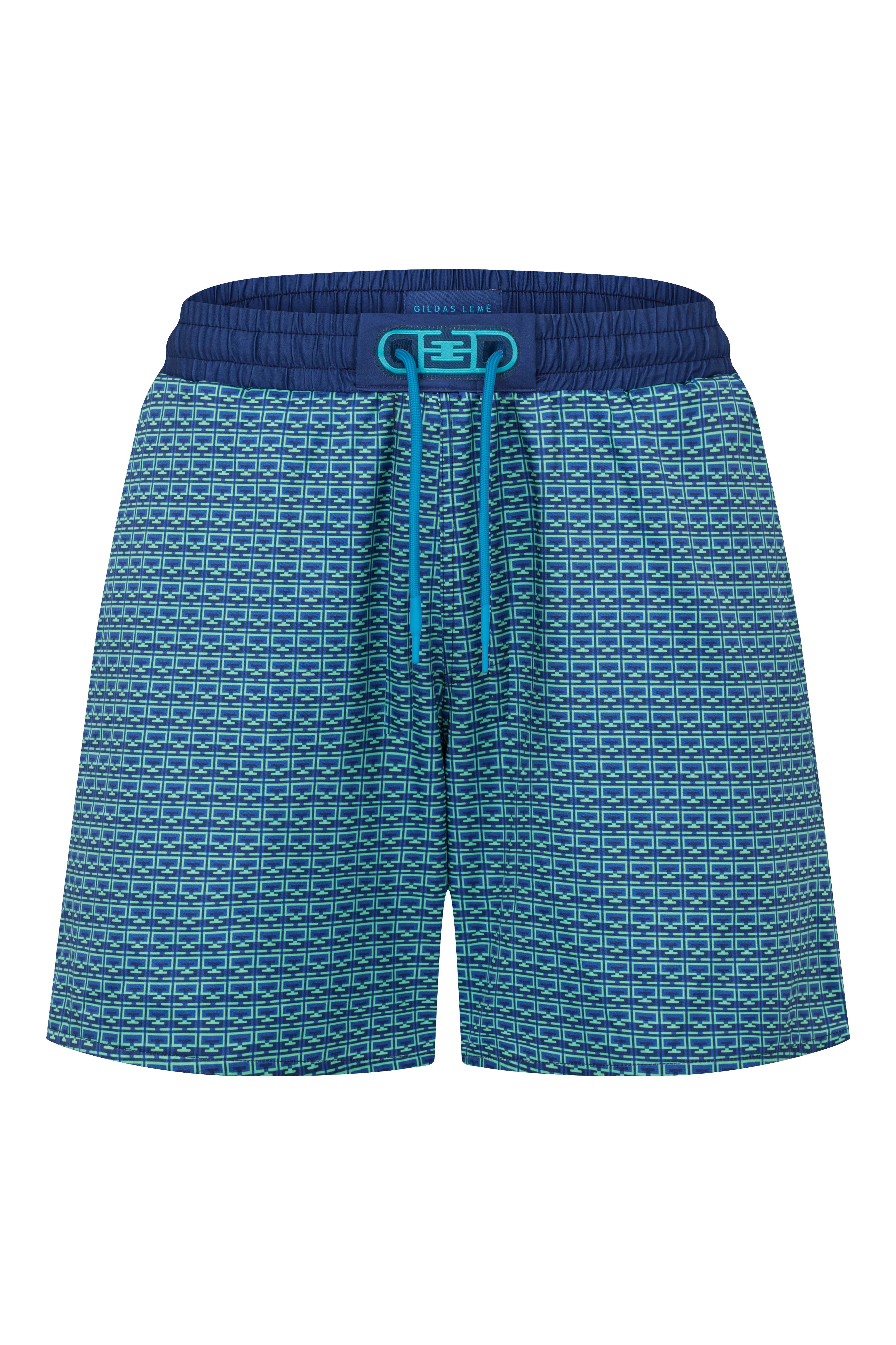 MONOGRAM EDITION POLYESTER OCEAN GREEN SWIMWEAR