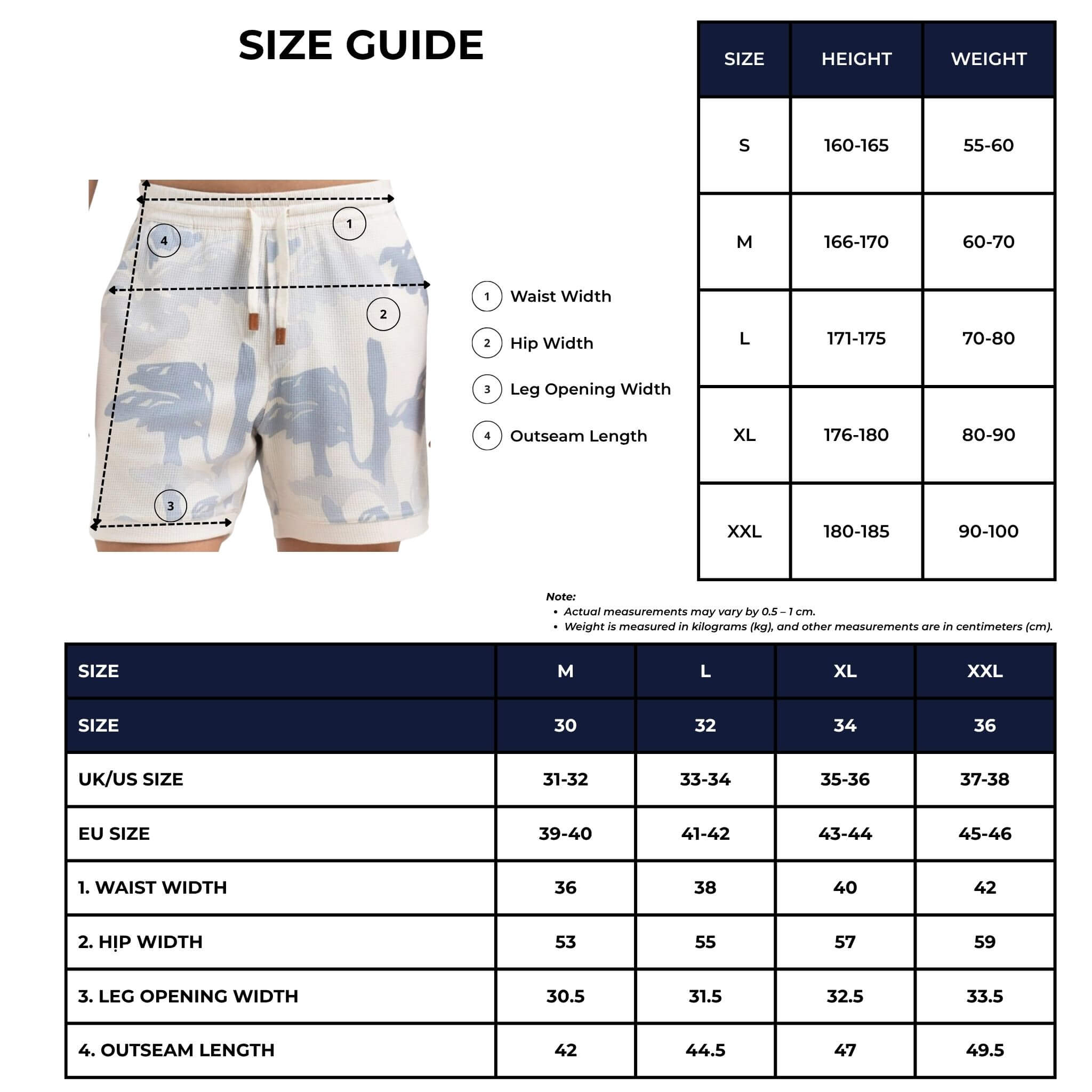 Short de villégiature en coton et polyester Pin Parasol