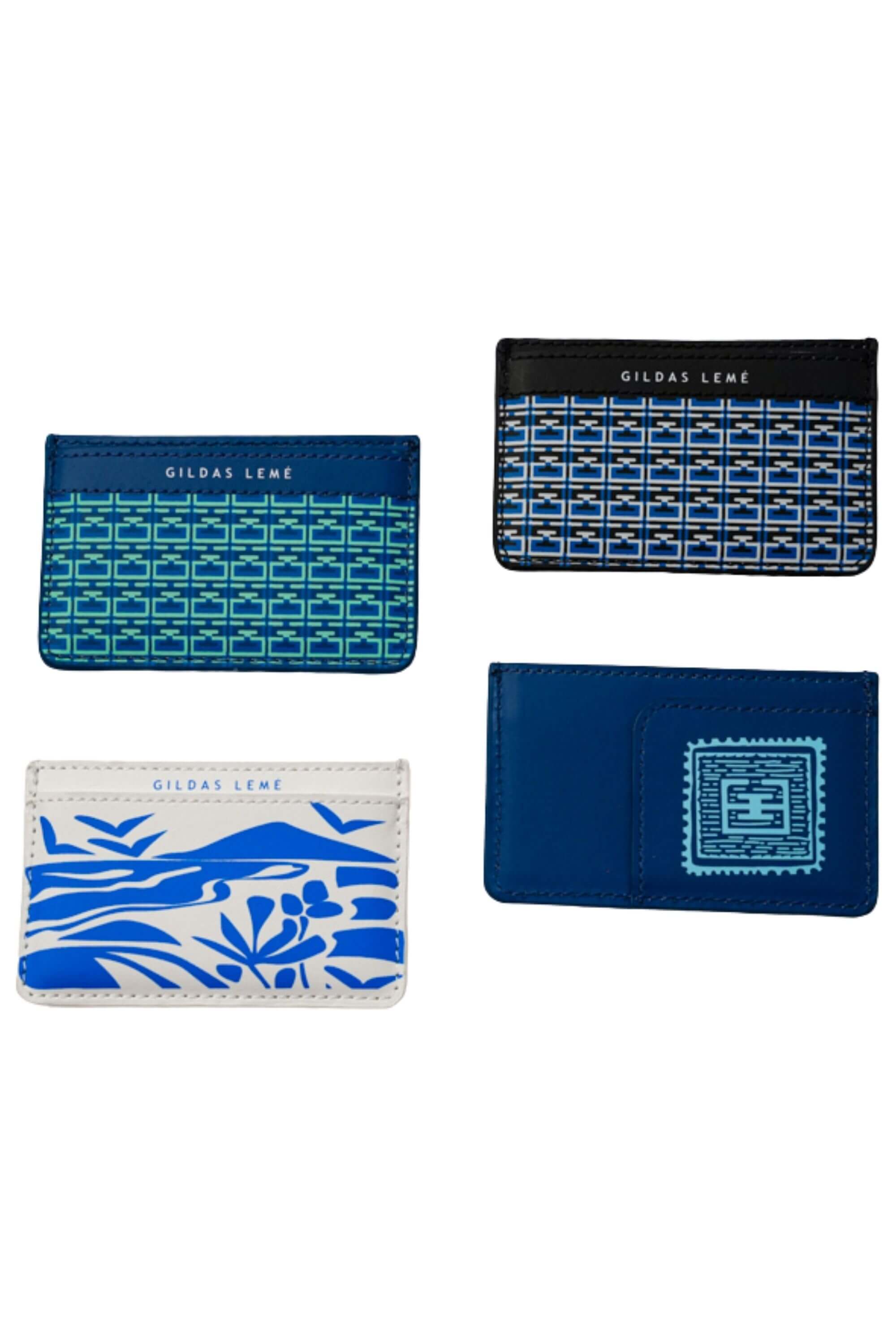 Blue Stamp Edittion Card Holder