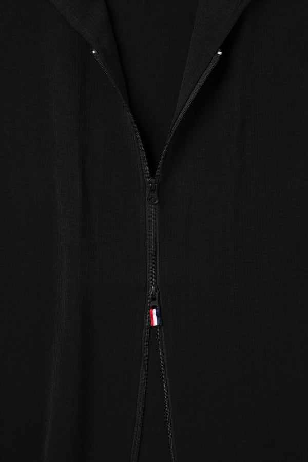 DOUBLE ZIP OF THE MISTRAL BLACK SHIRT