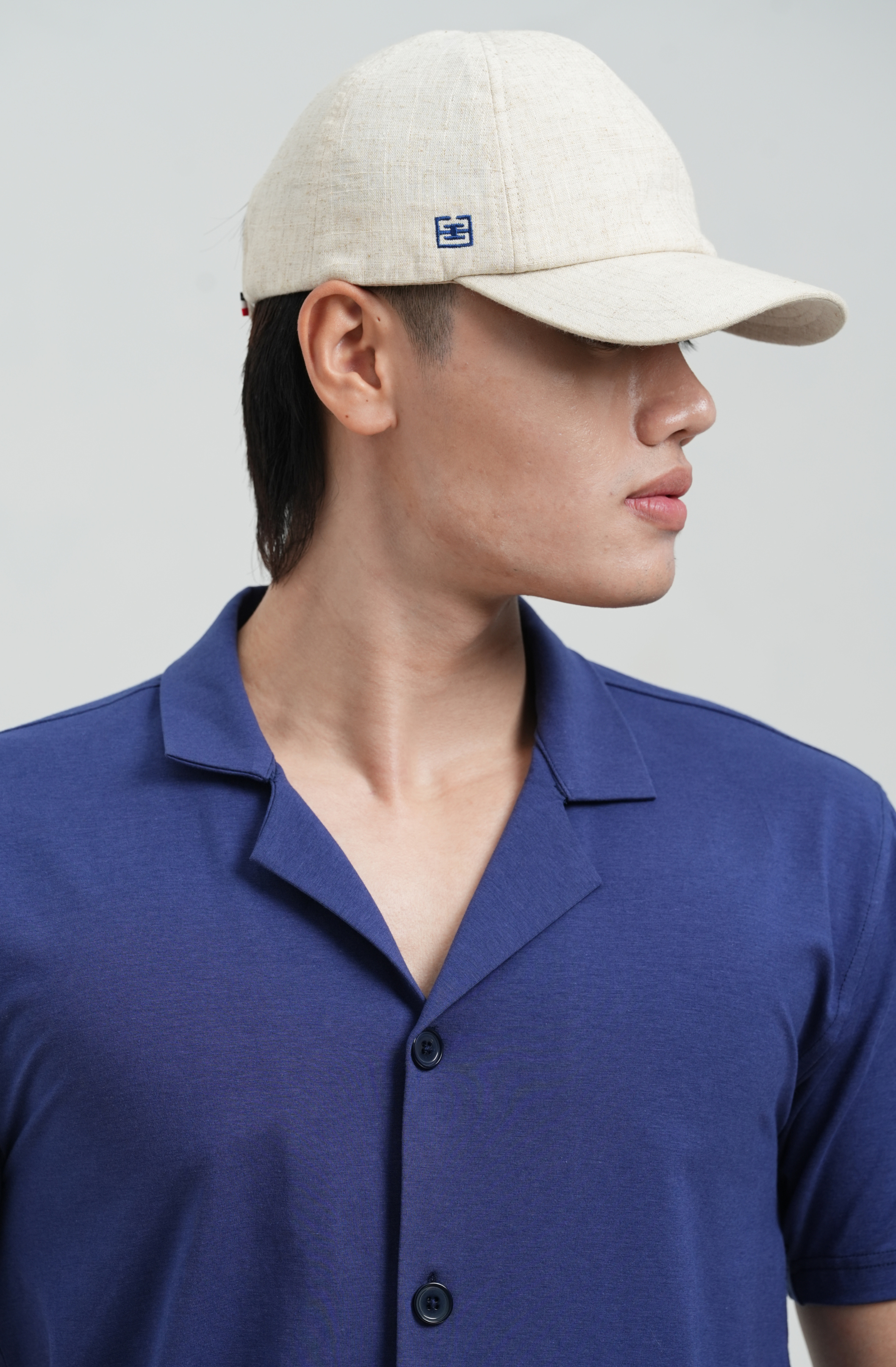 GILDAS LEMÉ BASEBALL LINEN CAP