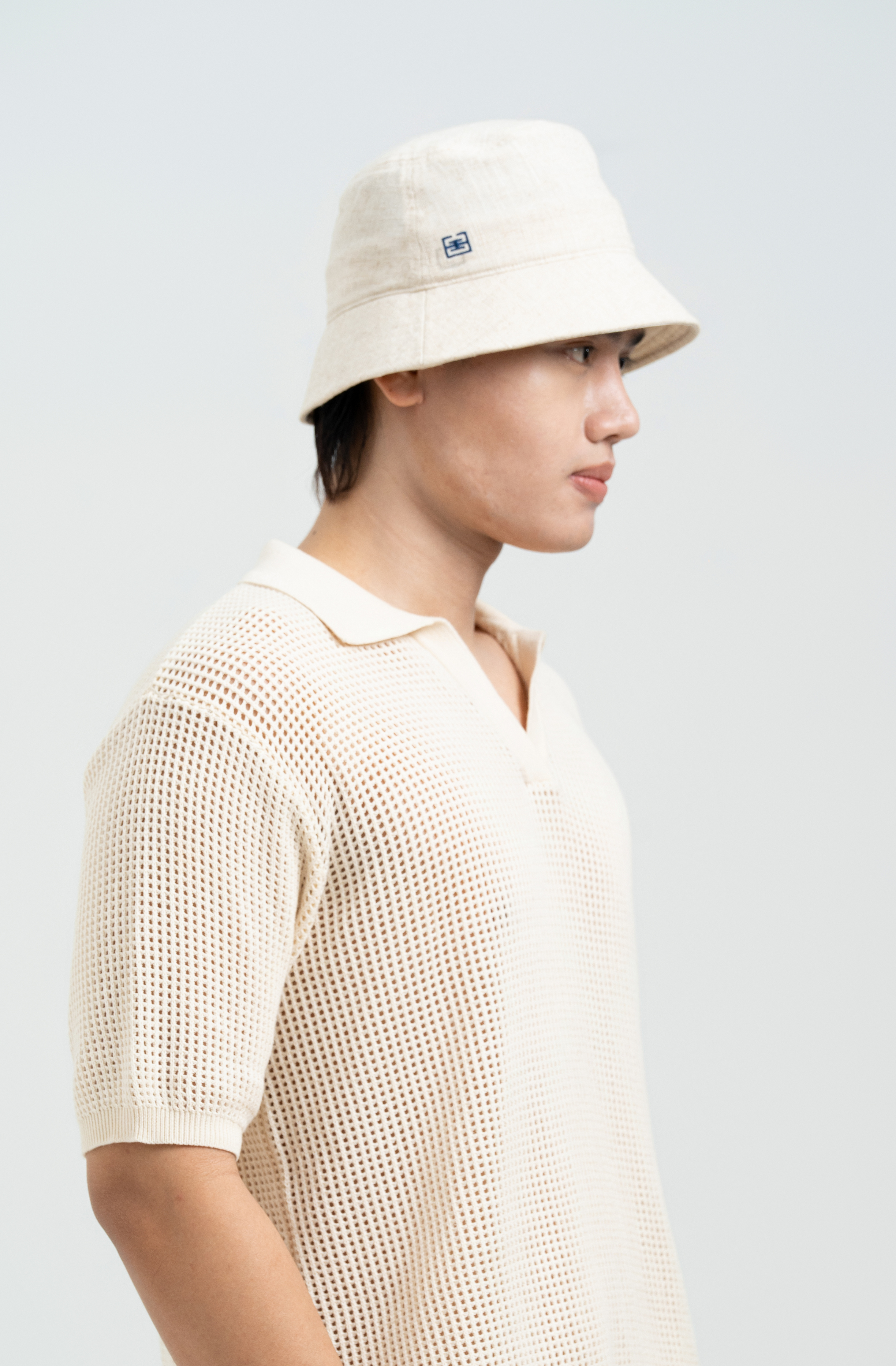 GILDAS LEMÉ BUCKET LINEN HAT