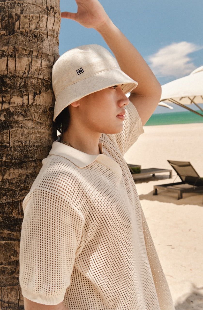 New Bucket Linen Hat For Summer - GILDAS LEMÉ 