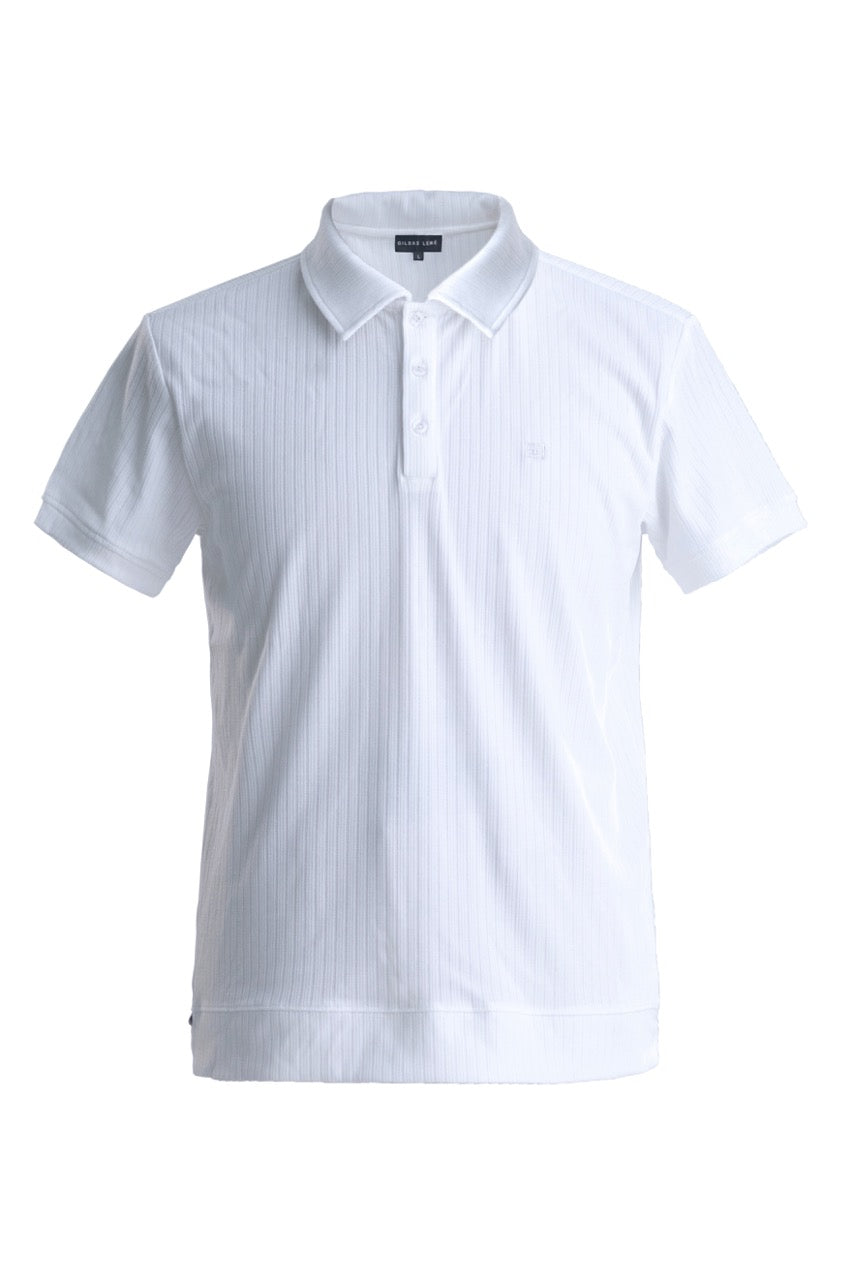 GASSIN POLO FOR MEN WHITE | GILDAS LEMÉ 