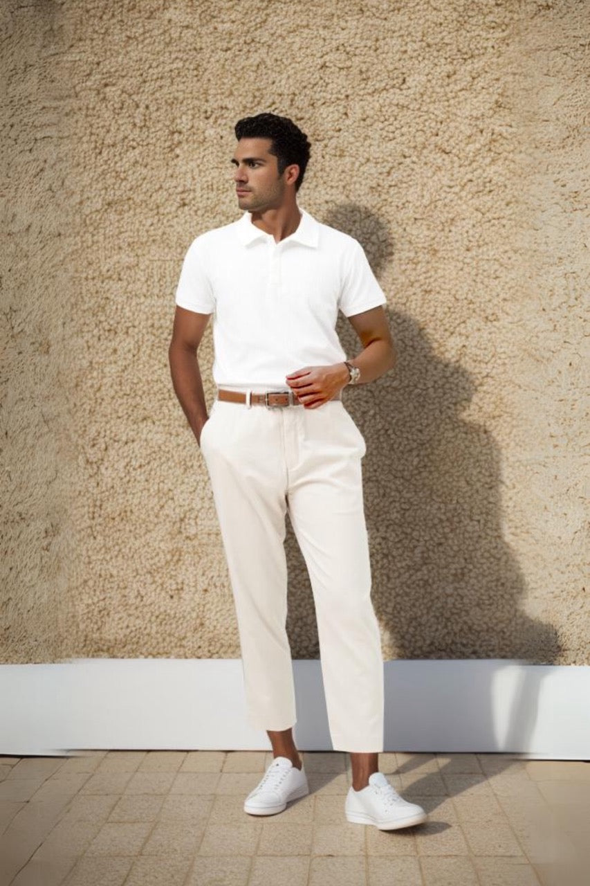  GASSIN  POLO WHITE | GILDAS LEMÉ 