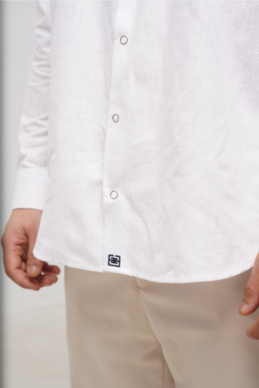 SAFARI LOGO EMBROIDERED SHIRT | GILDAS LEMÉ 