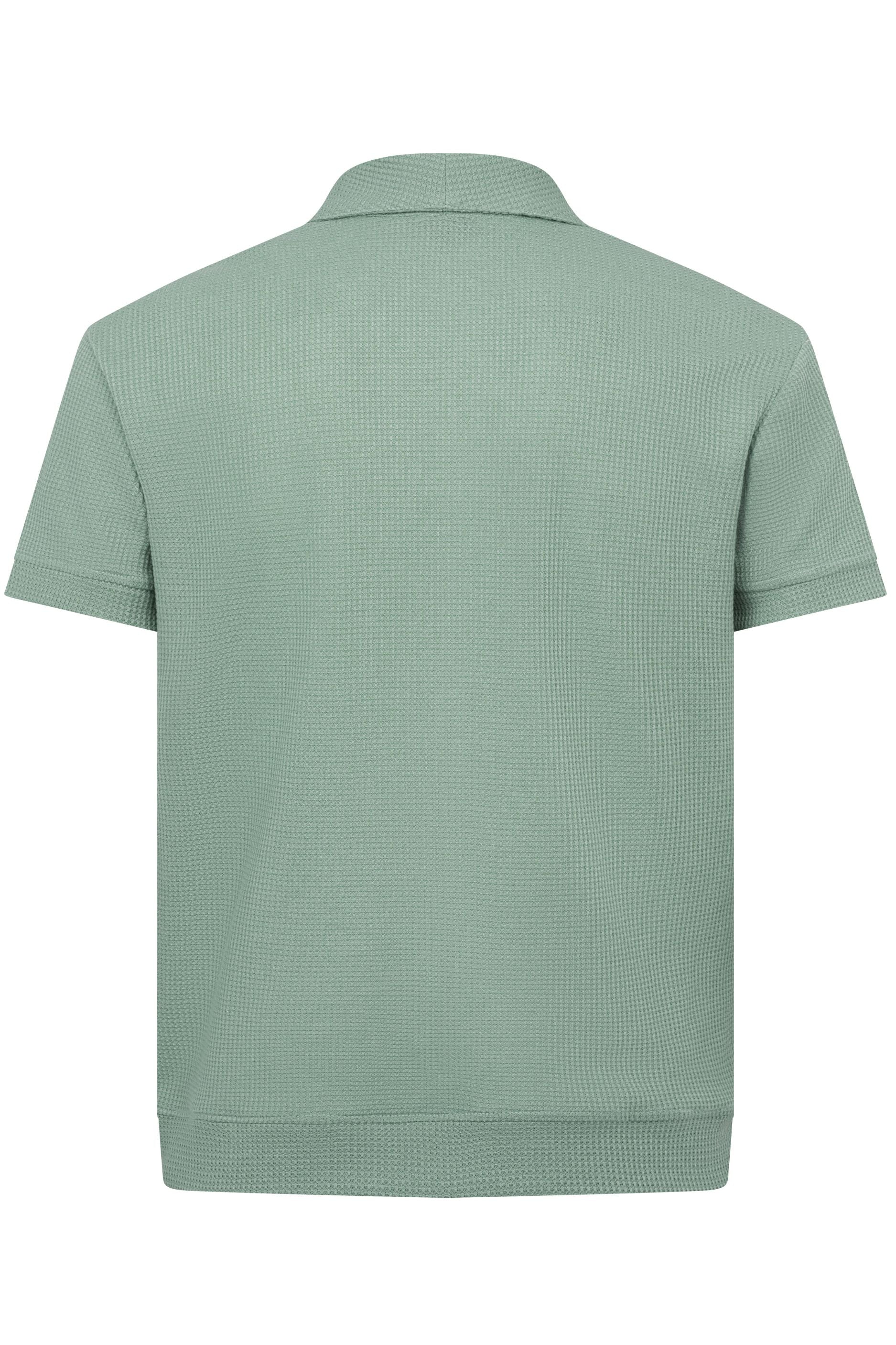 back view of the palma polo shirt mint