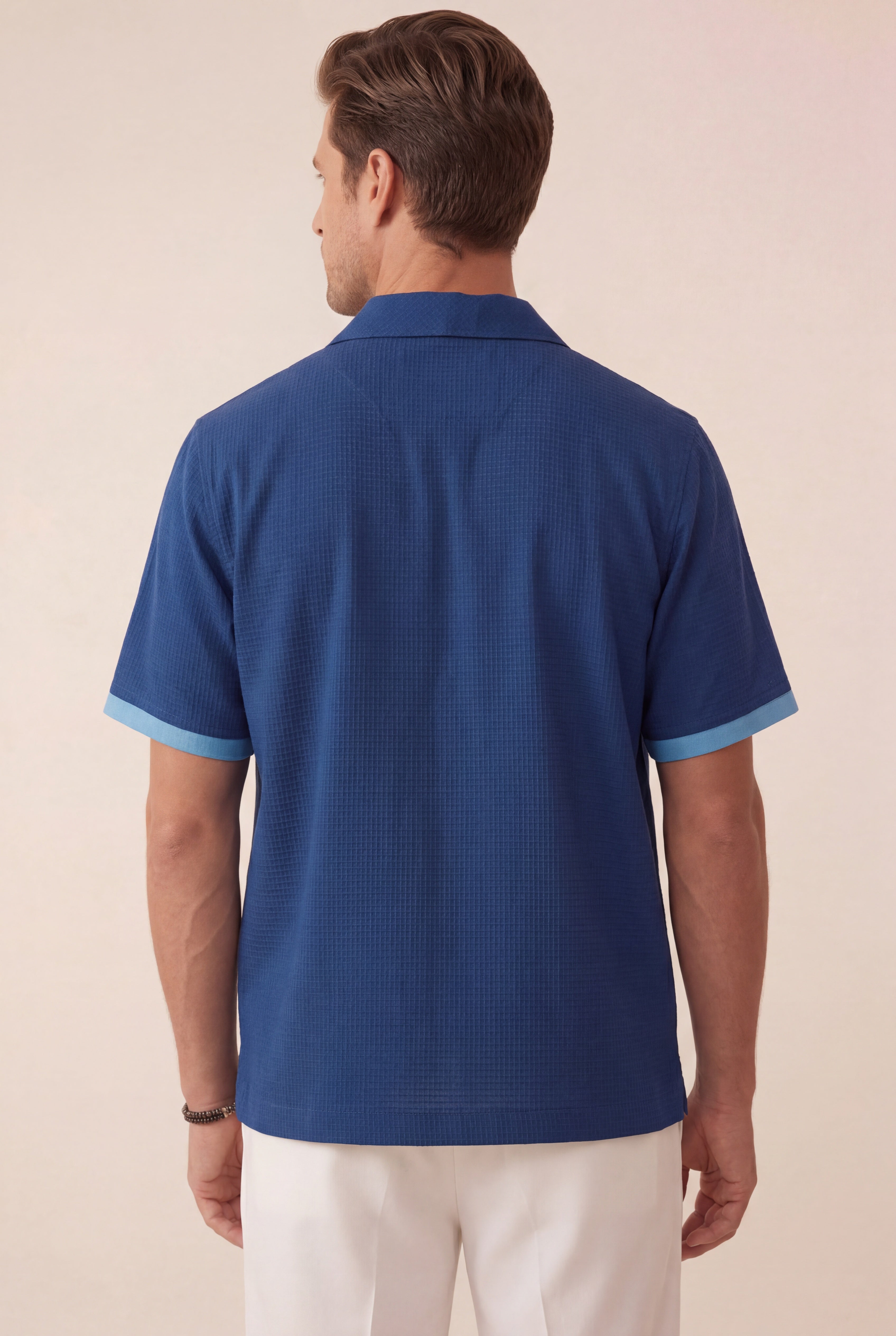Blue Stamp Resort Shirt