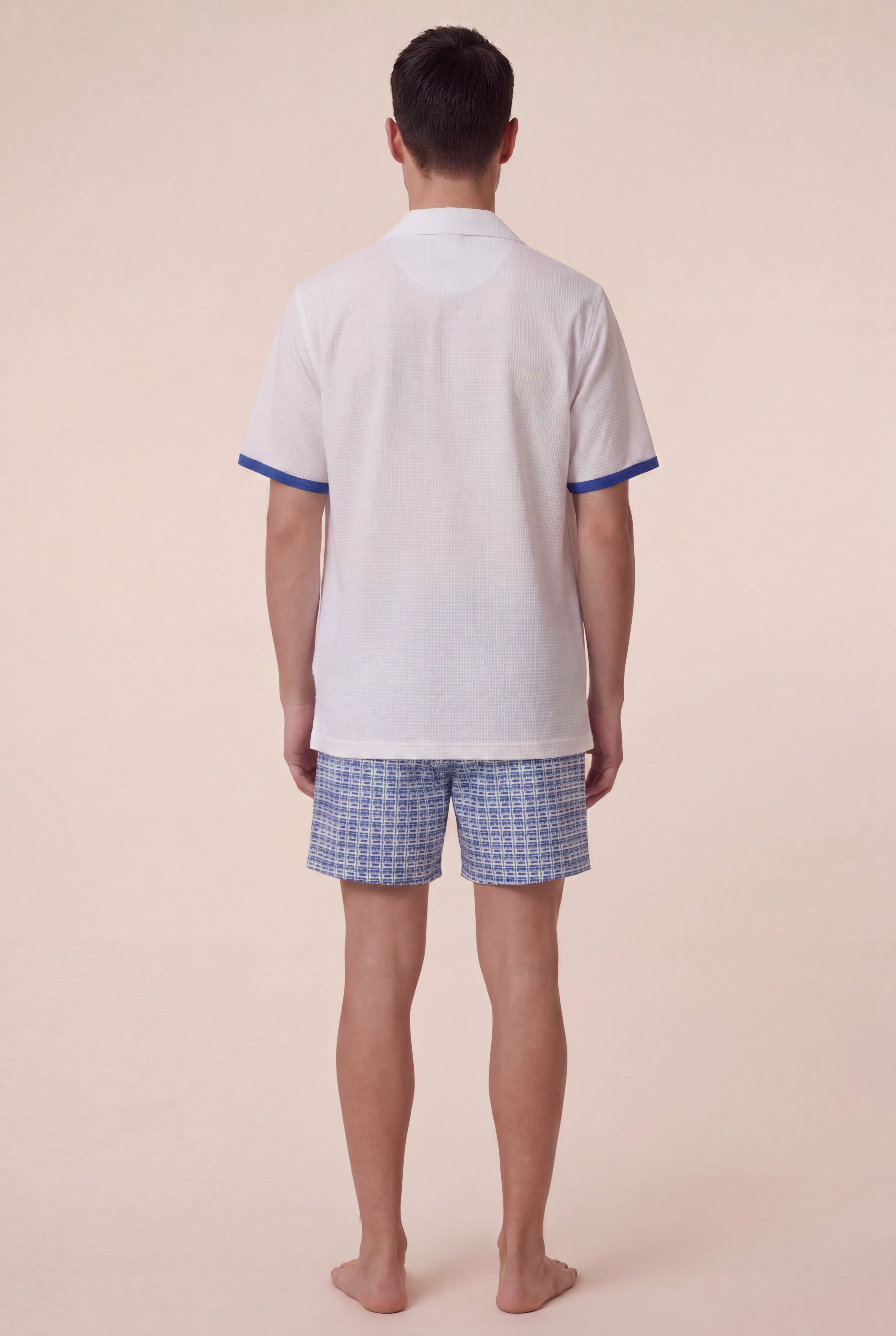 Blue Stamp Resort Shirt
