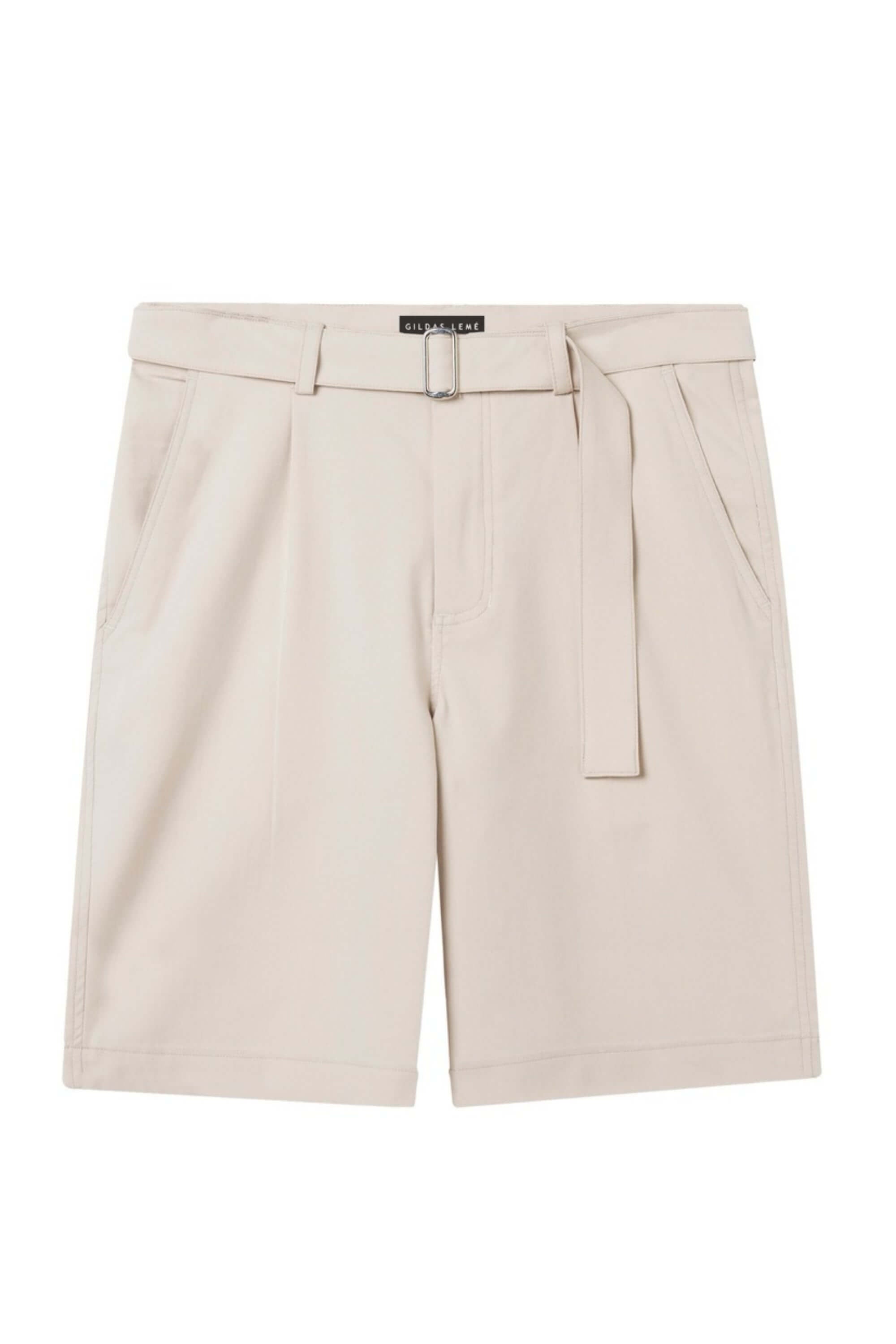 classic chino bermuda short beige #color_beige