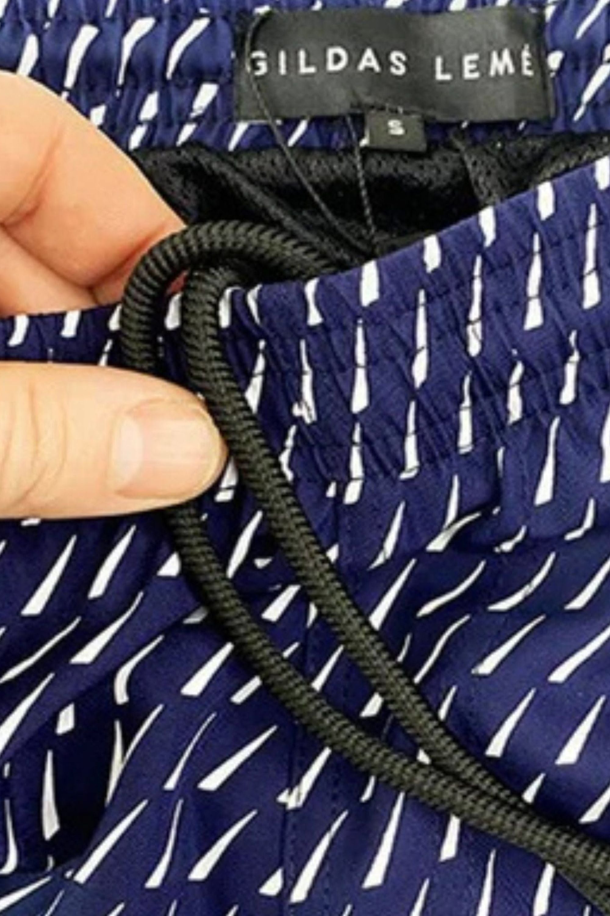 Accent swim accent Drawstring view #color_navy