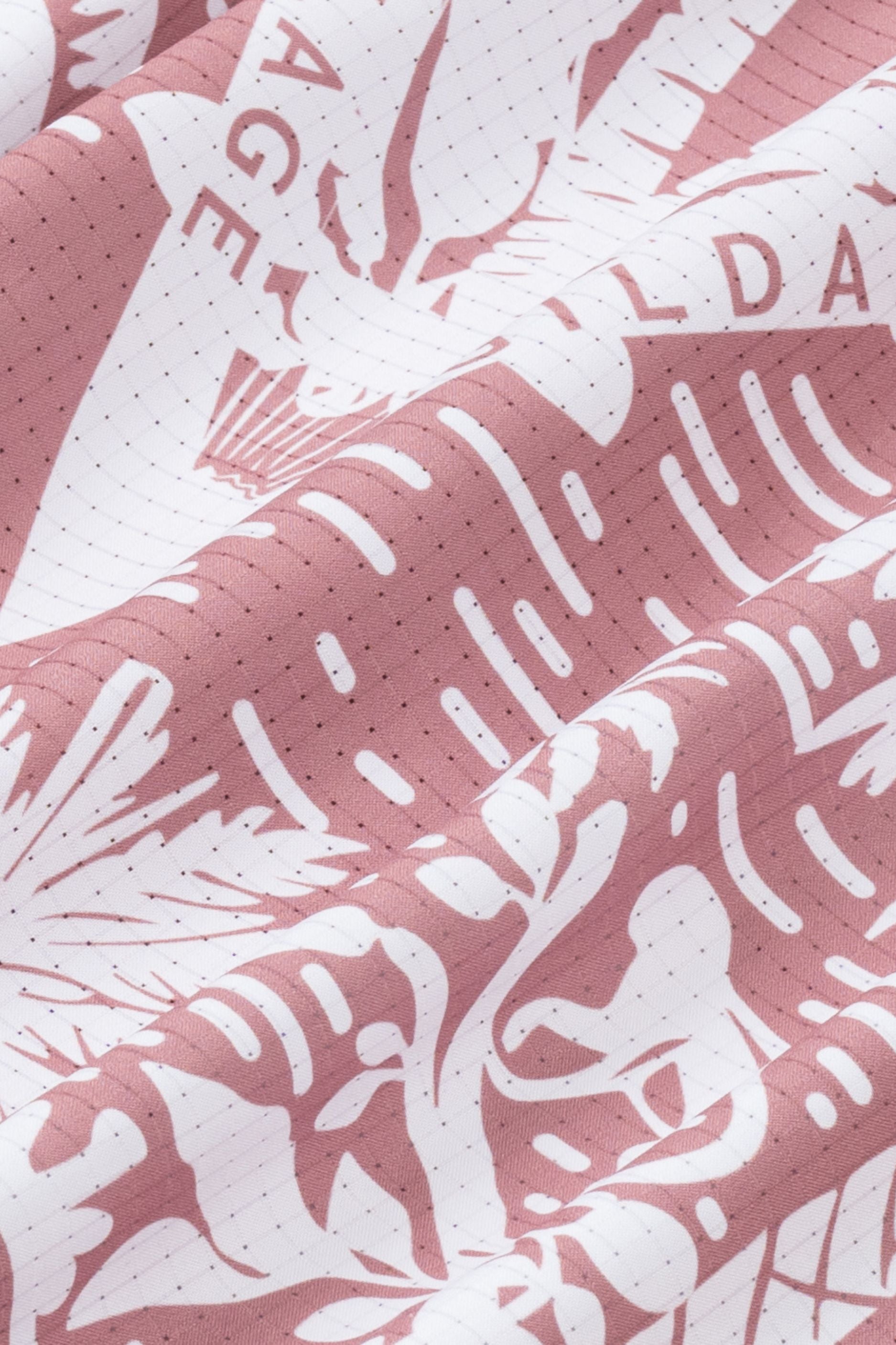 farbic of the paradise shirt pink rose