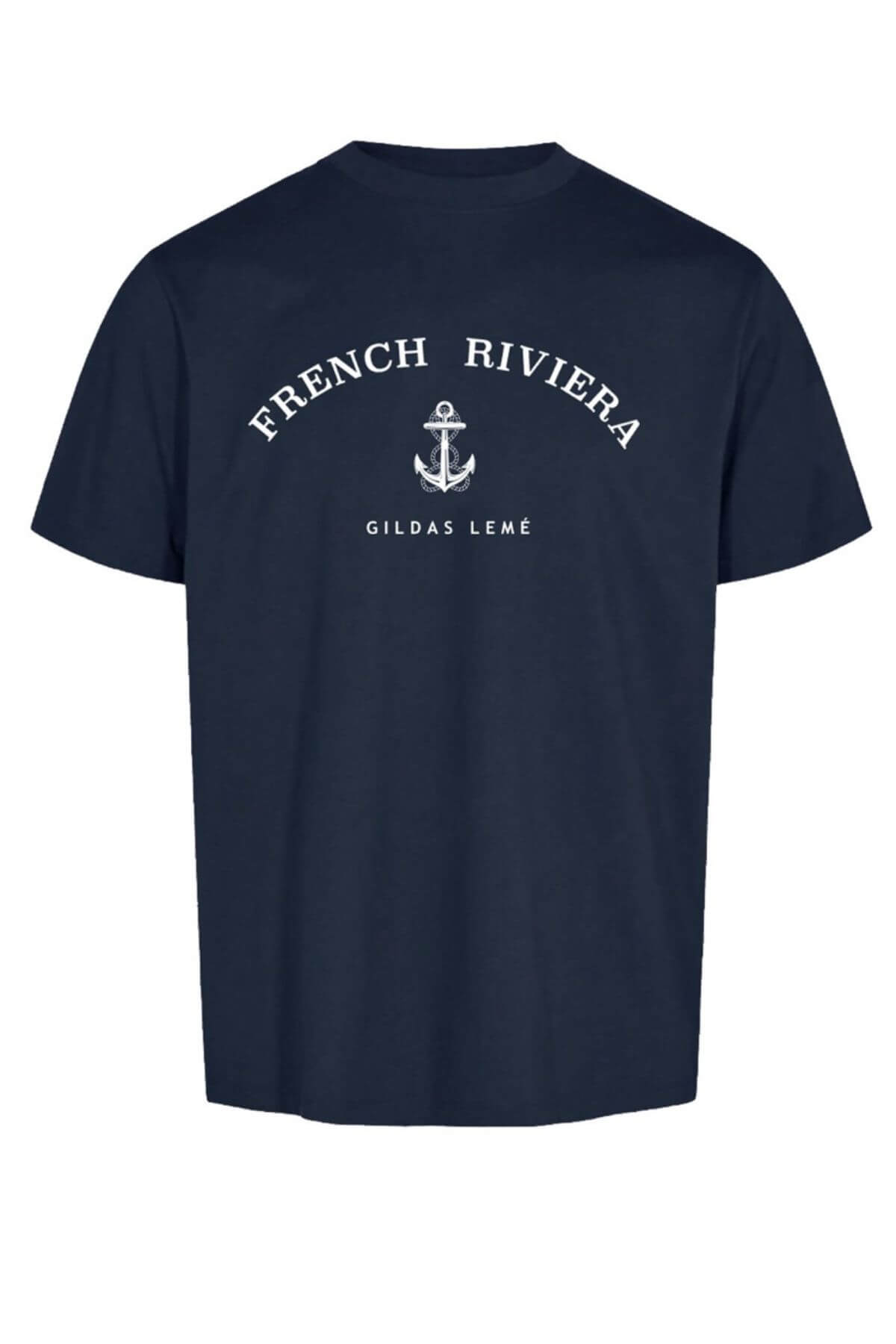 Men’s t-shirt inspired by the French Riviera – lightweight, elegant, and perfect for summer getaways