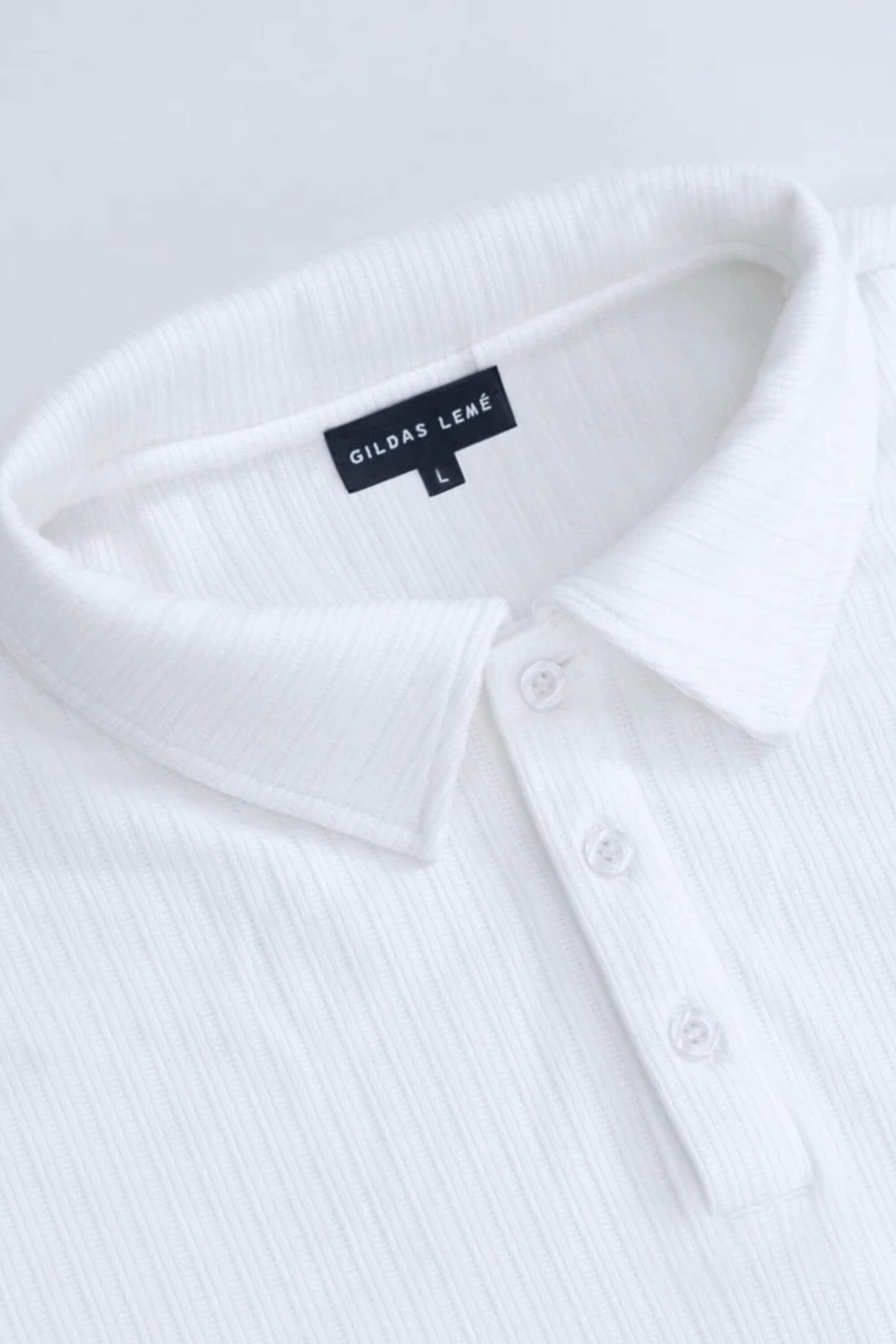gassin polo shirt white collar view #color_white