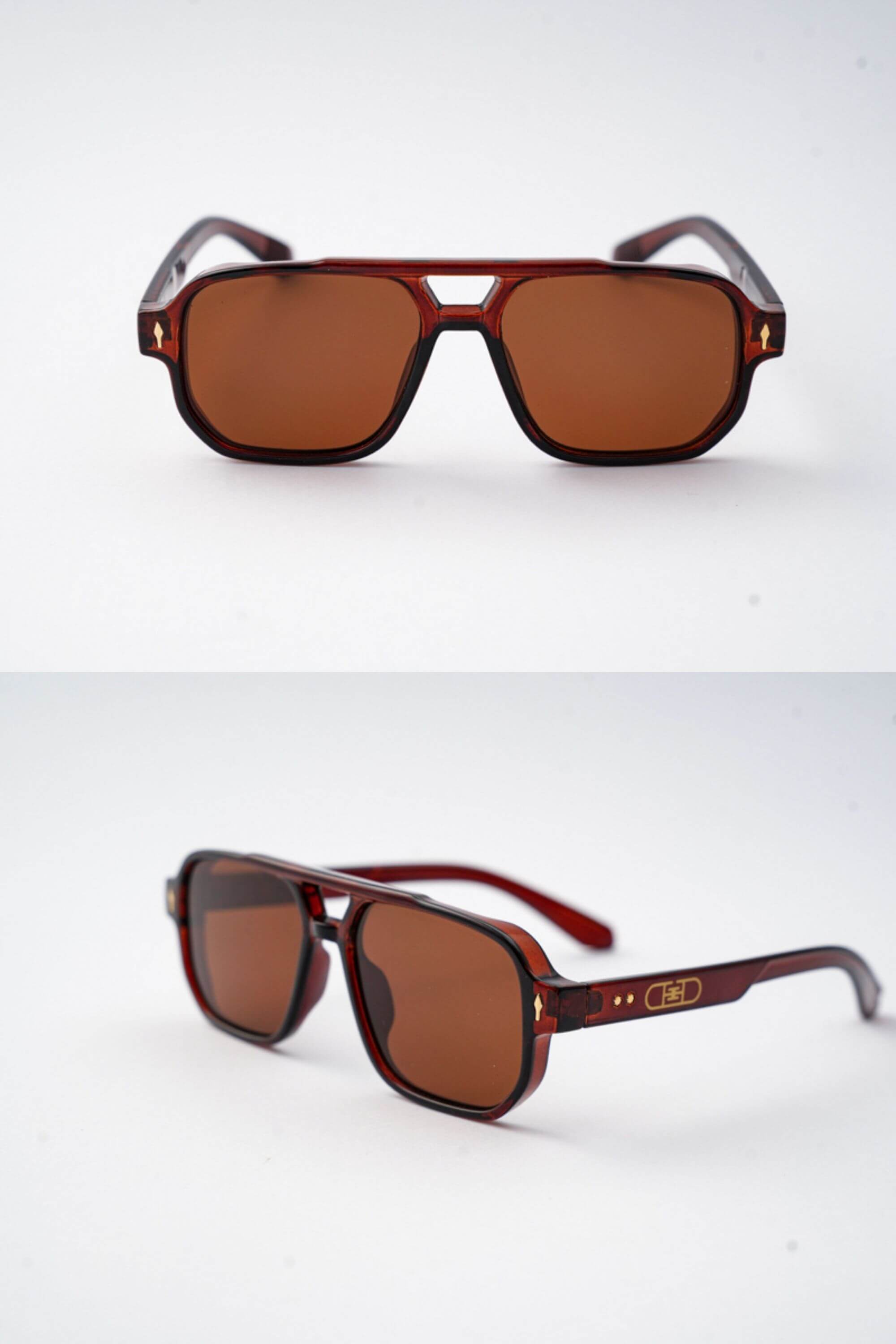 gildas leme acetate sunglasses brown view #color_brown