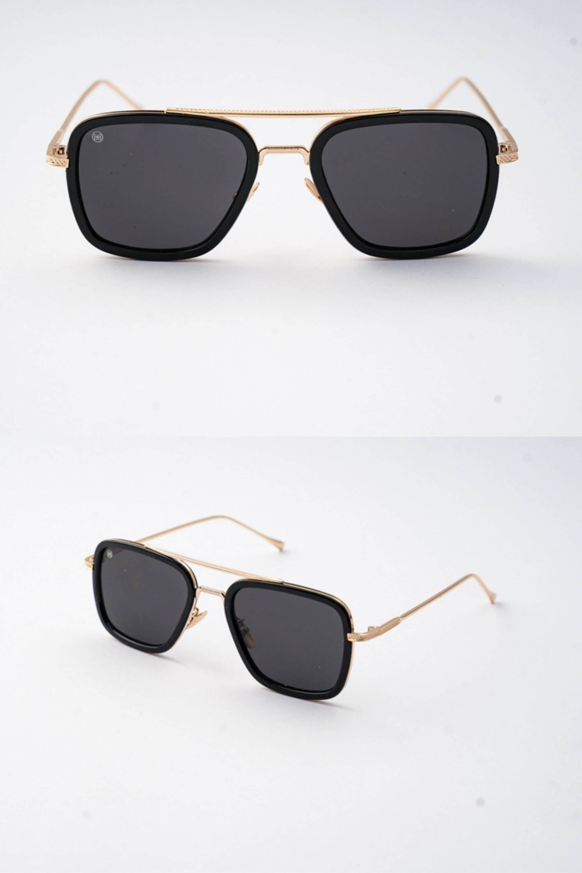 gildas leme metal sunglasses black #color_black
