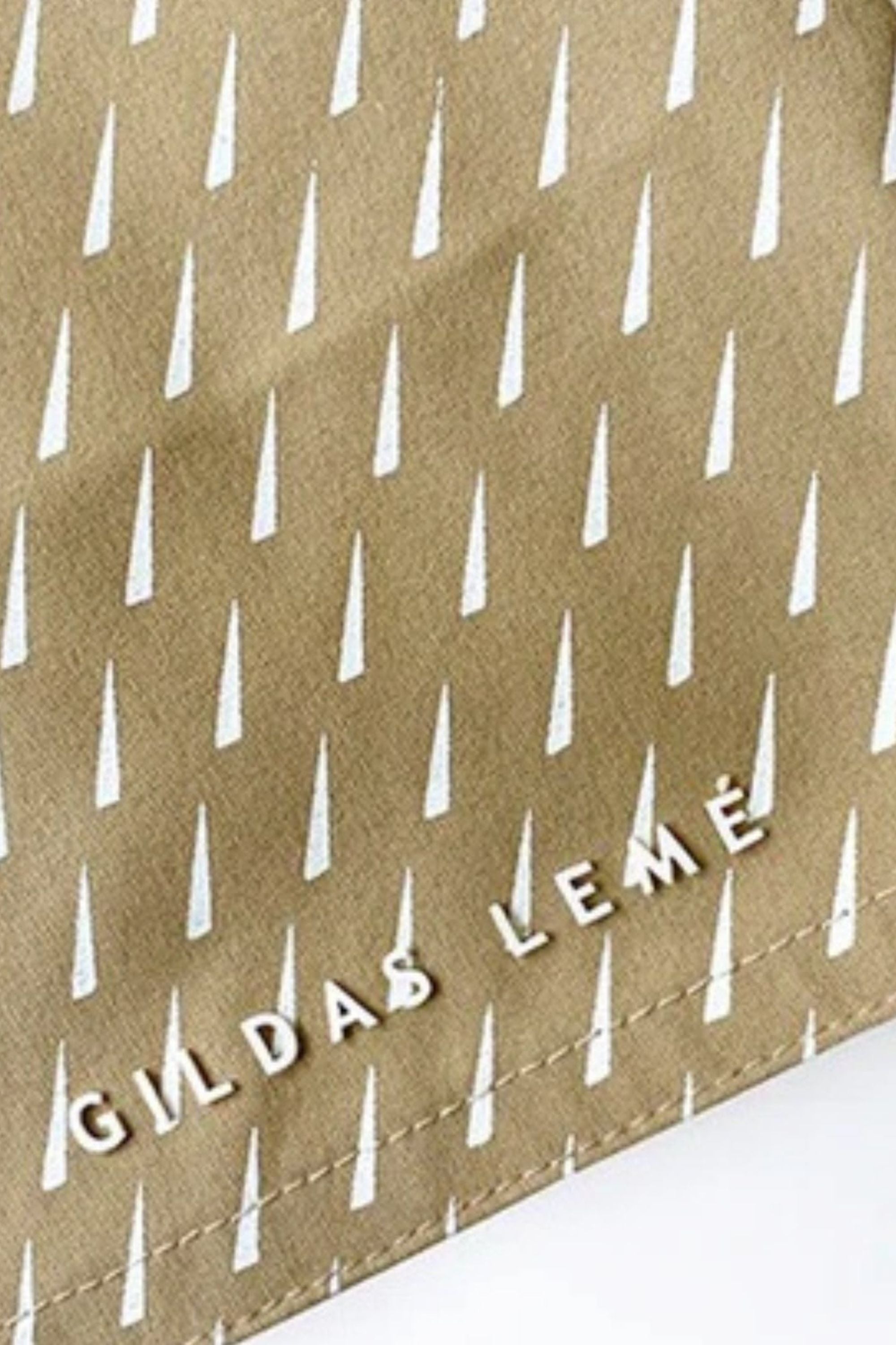  accent swim short beige logo #color_beige