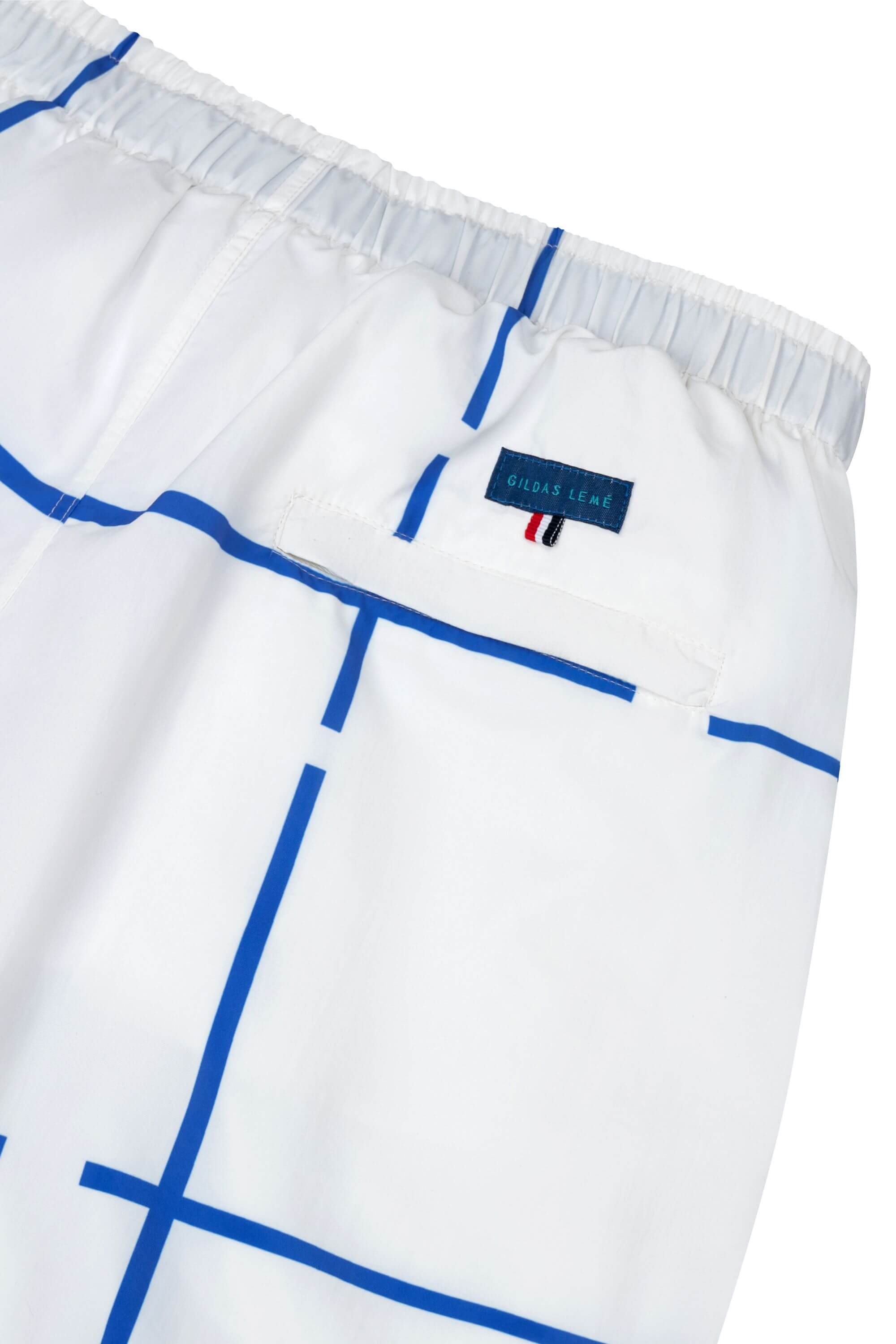 midnight bath resort striped short back pocket