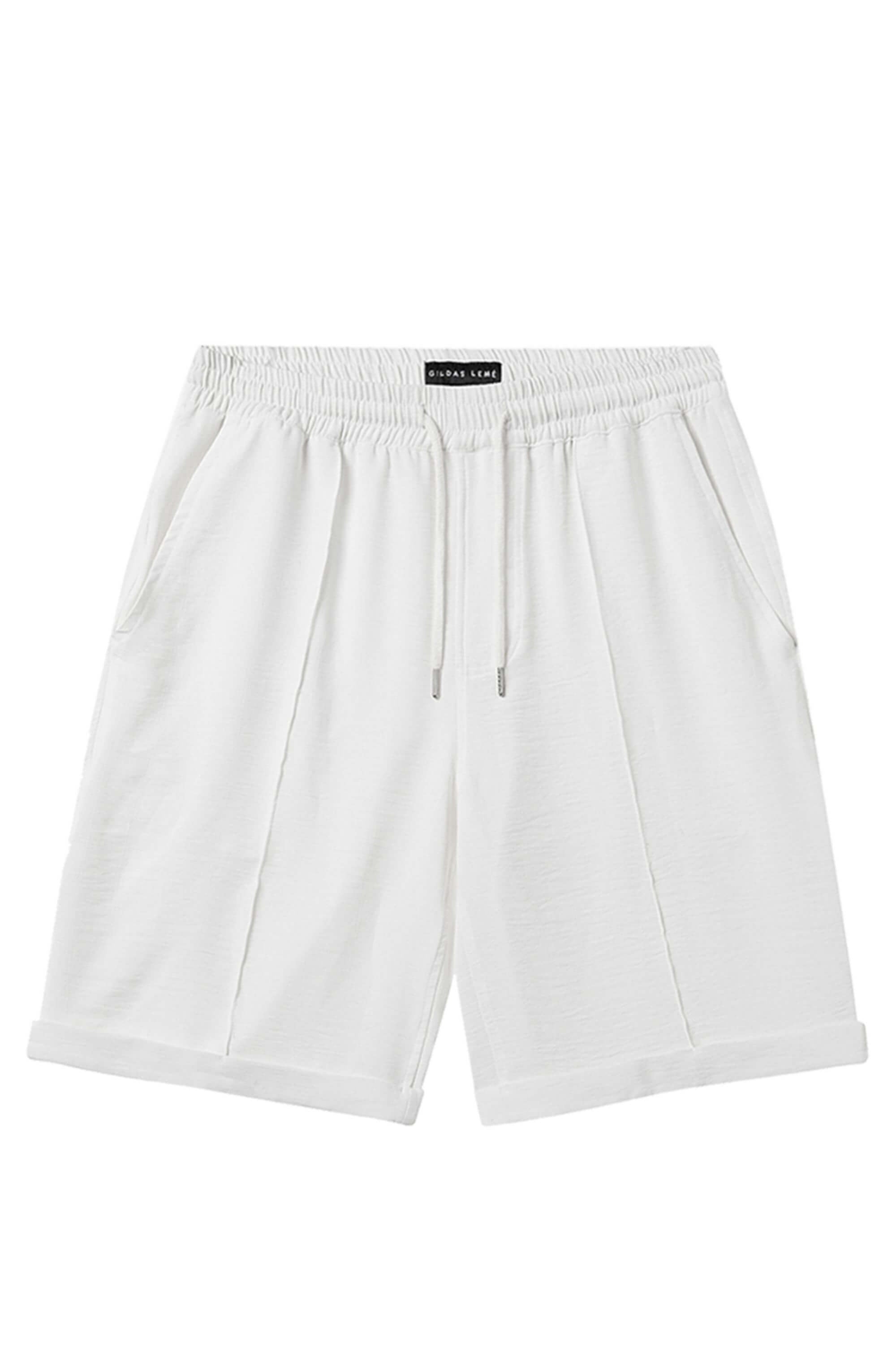 mistral resort short white front view #color_white