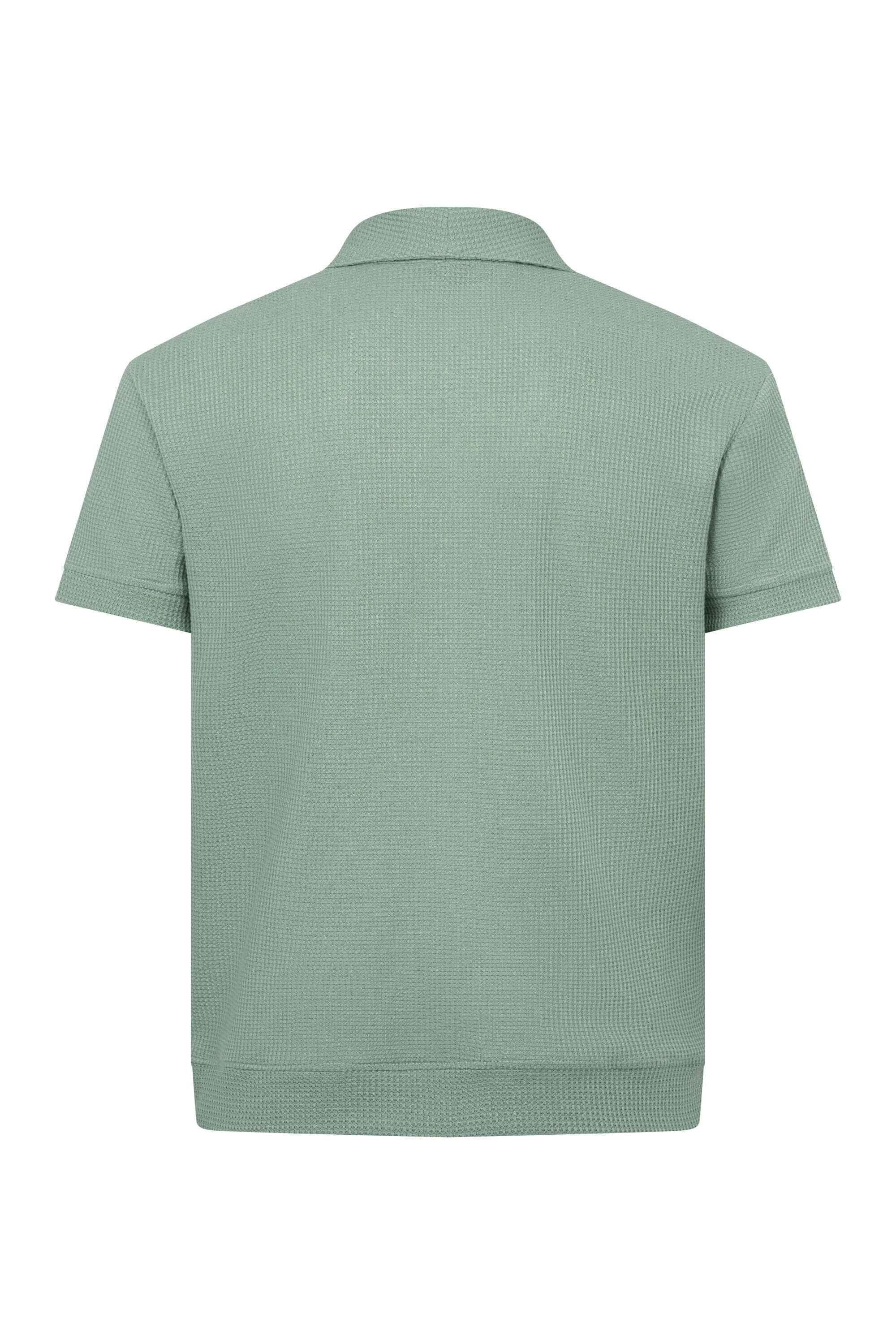 palma polo shirt mint back view #color_mint