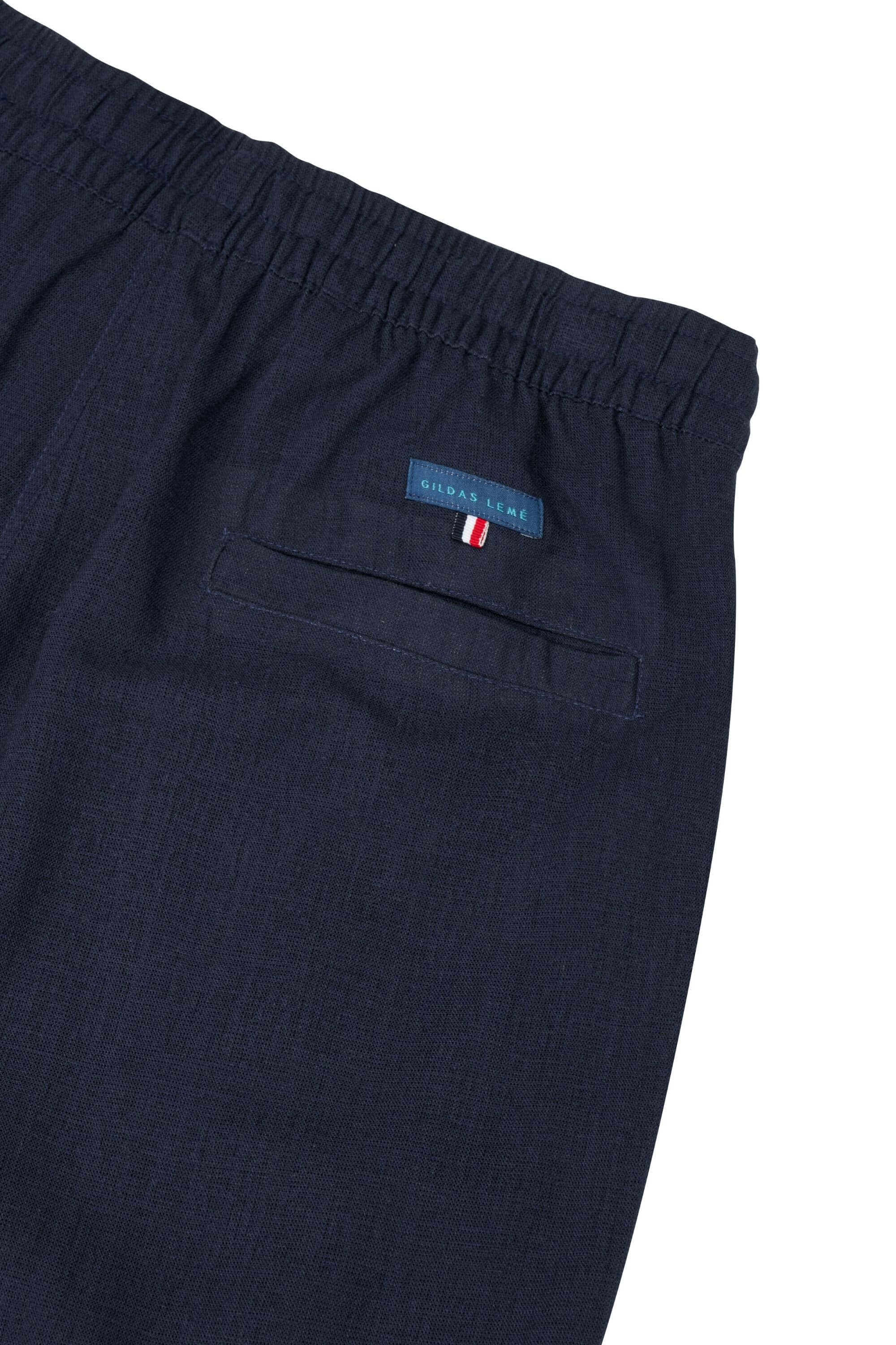 ramatuelle linen pant navy back pocket #color_navy
