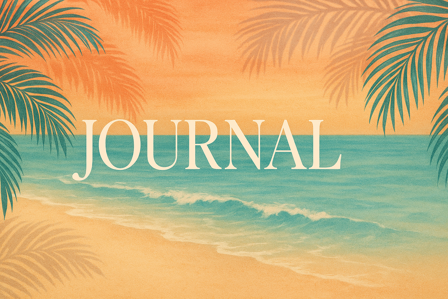 Resort wear journal banner