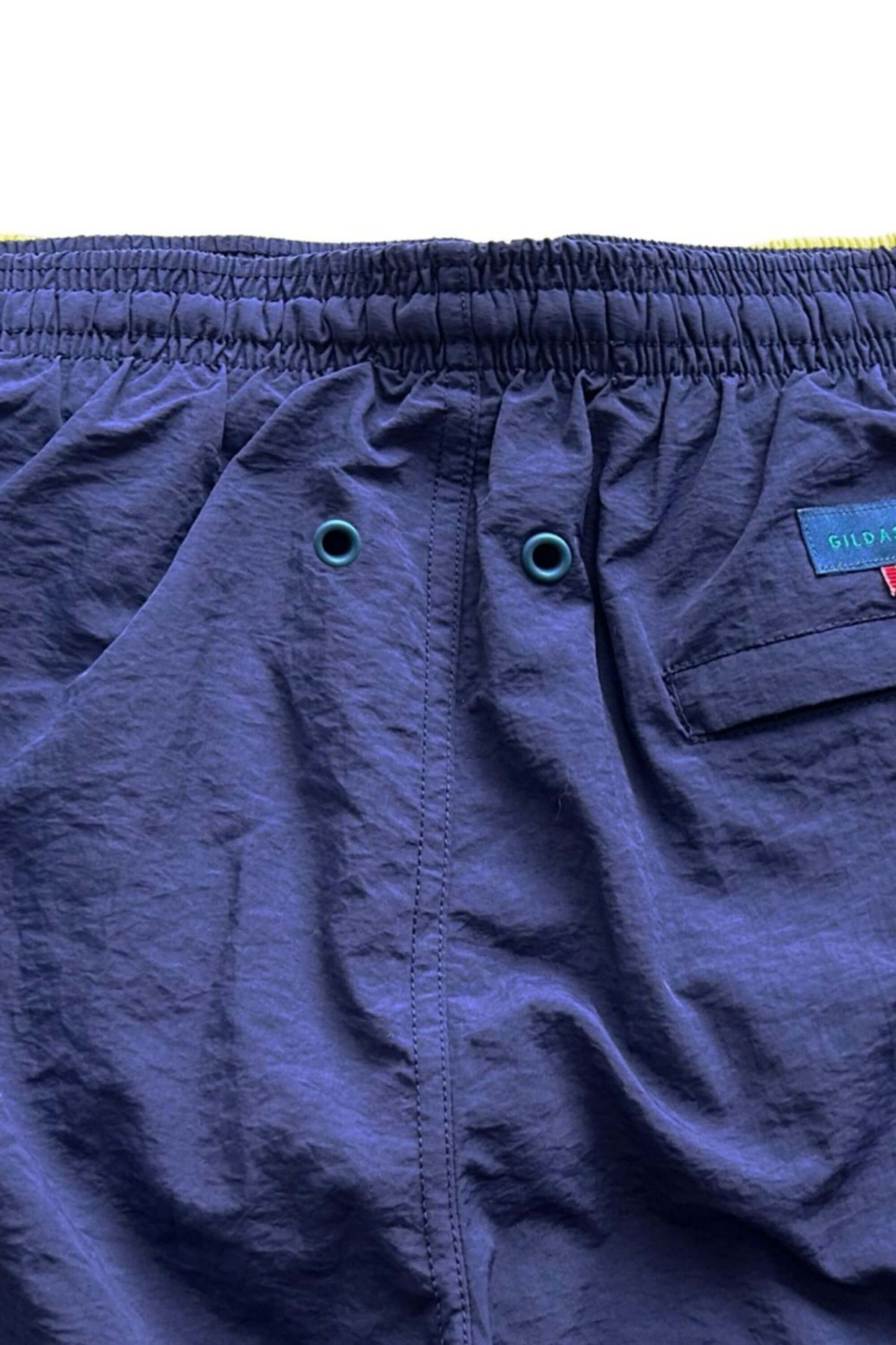 rhuys swim short navy patterned view #color_navy