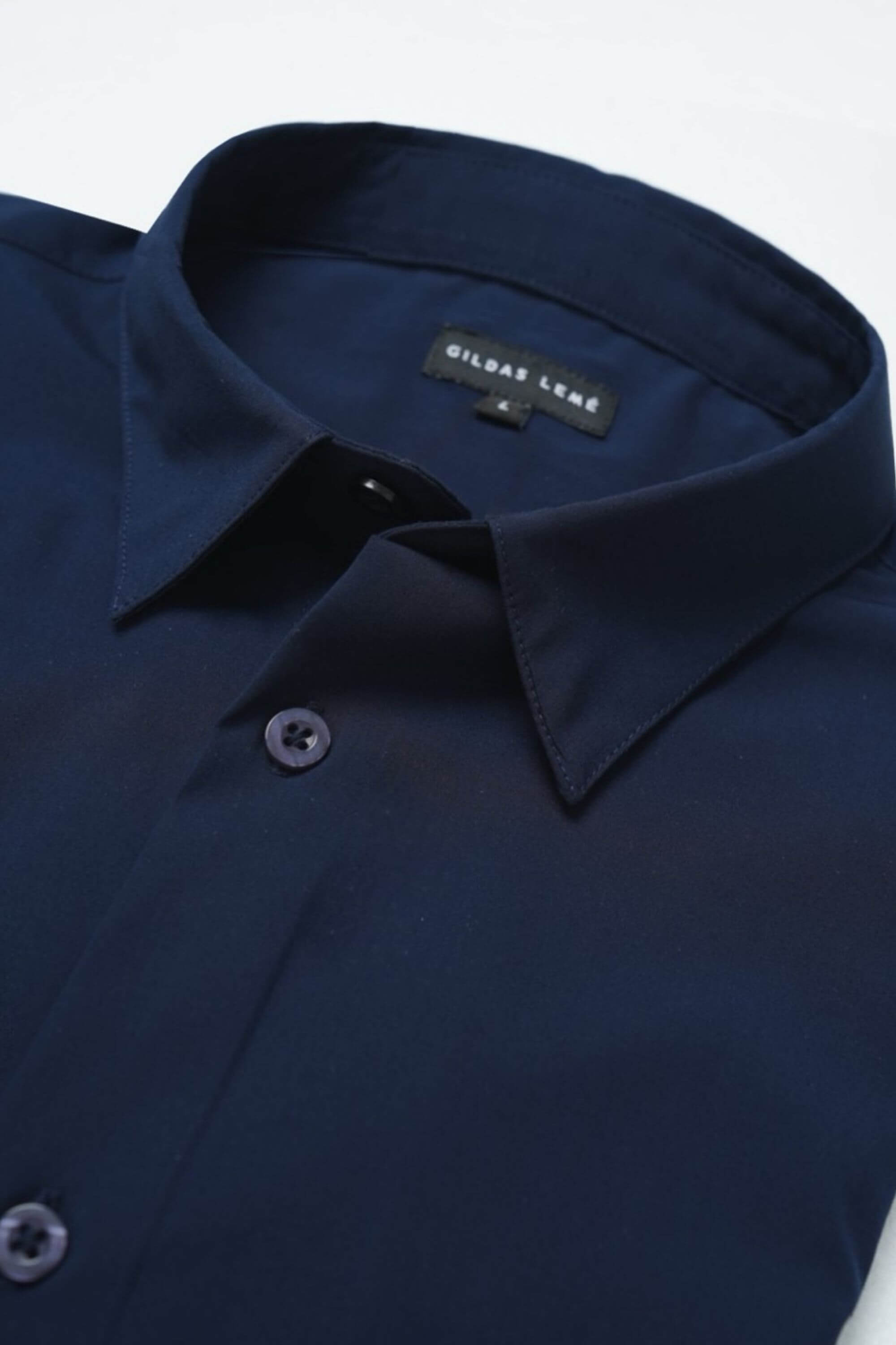 riviera bamboo shirt collar view #color_navy
