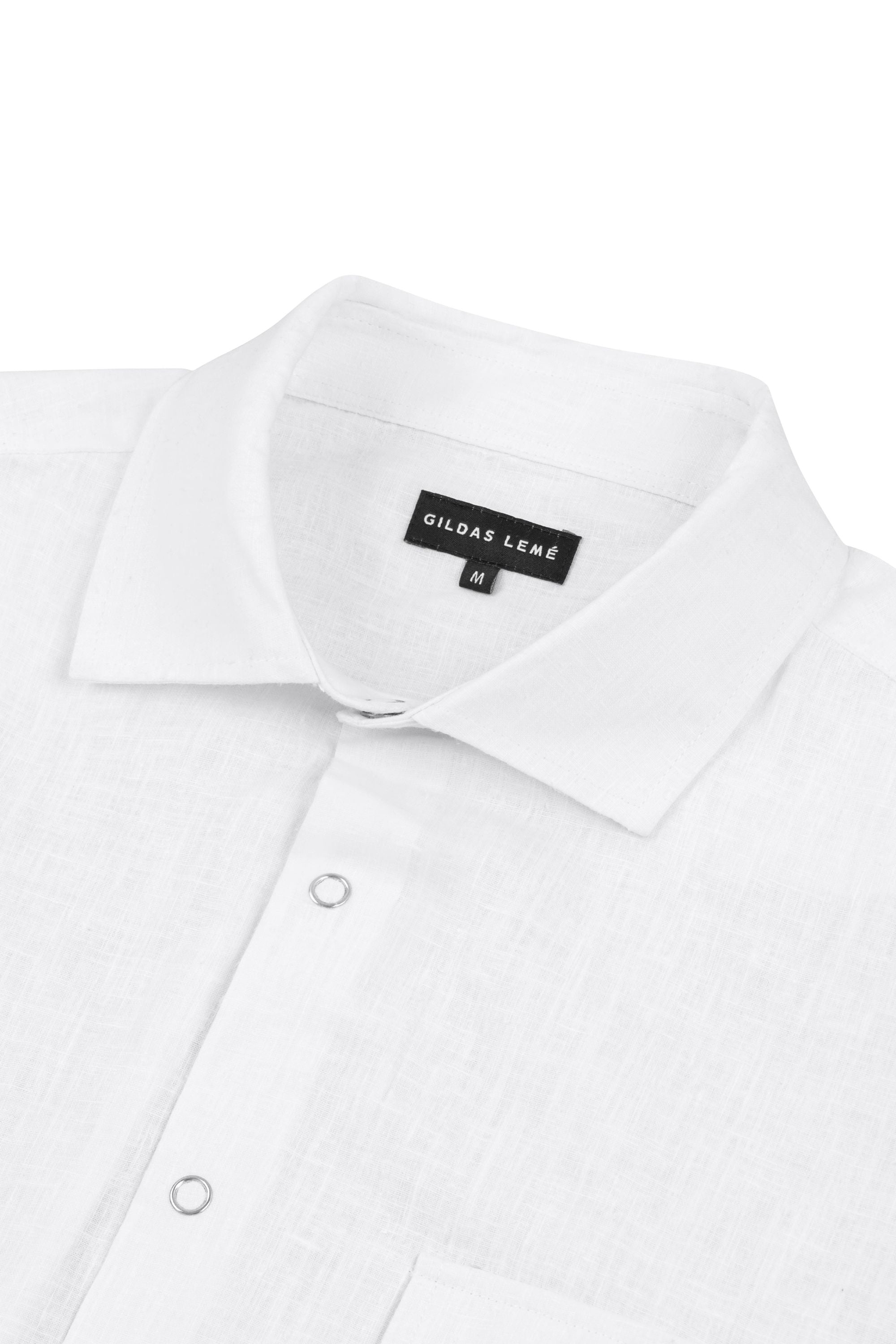 Chemise en lin safari
