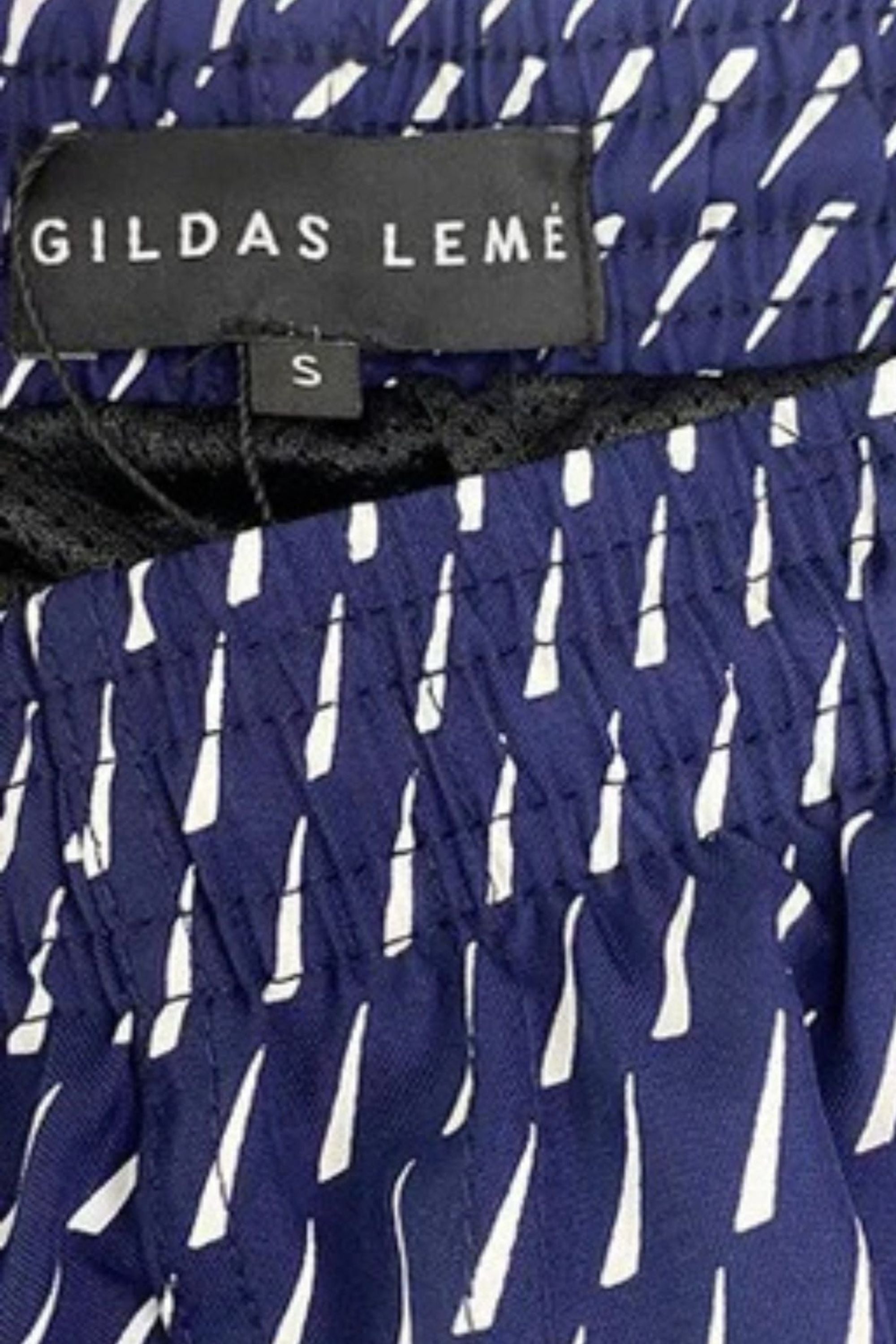 Accent swim short white Waistband view #color_navy